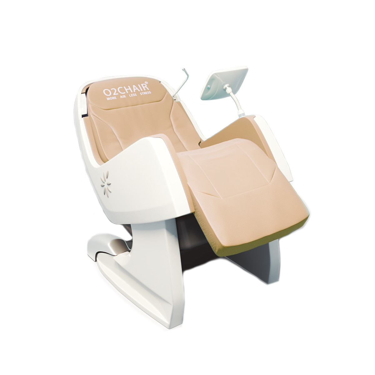 Mocha-colored O2 Chair for Professional Spa Wellness