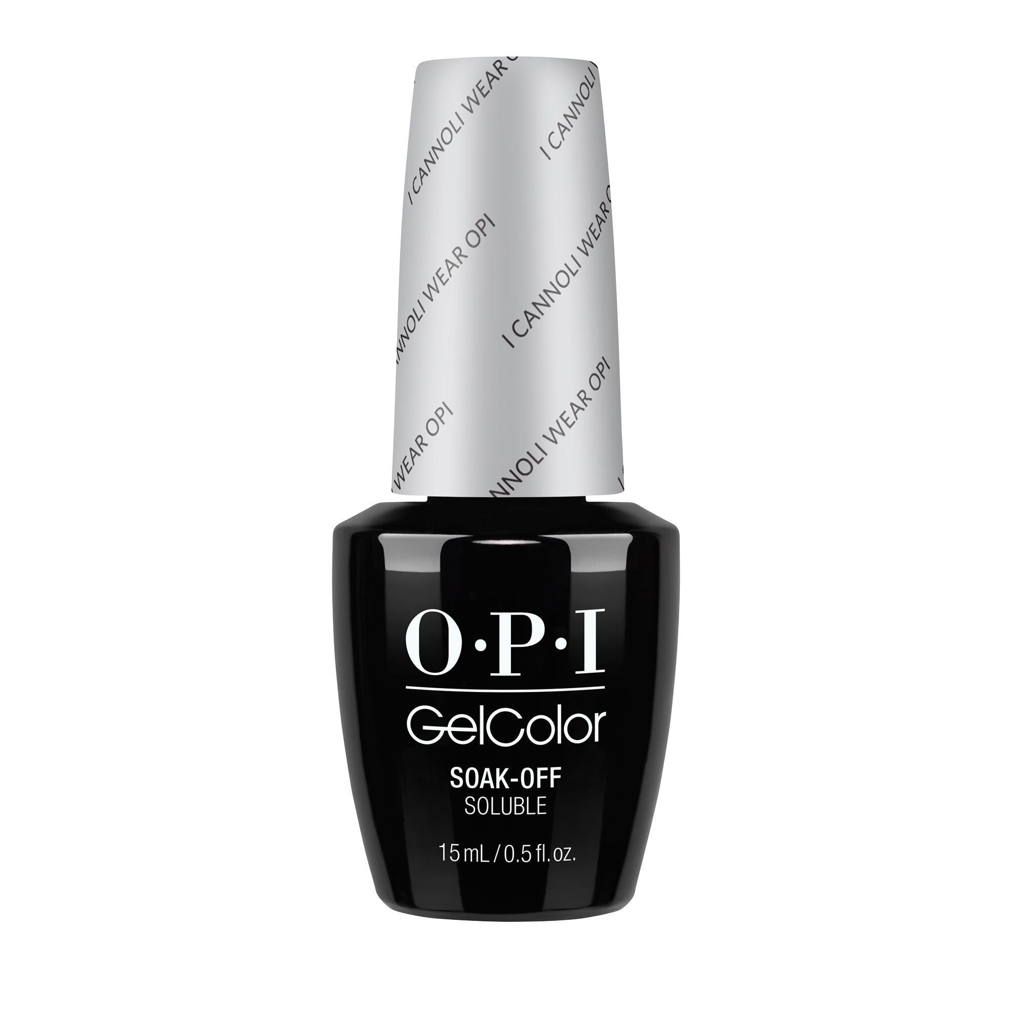 OPI GelColor - I Cannoli Wear This Pale Creamy Gray Shade