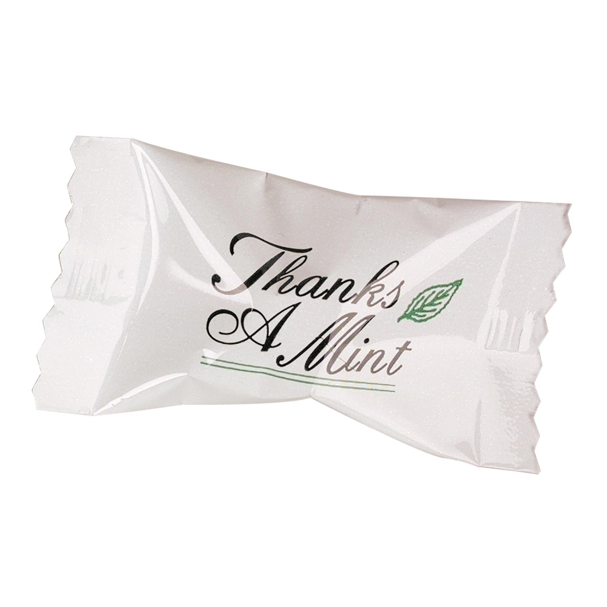 1000-Piece 'Thanks A Mint' Hospitality Delicious Individually Wrapped Mints