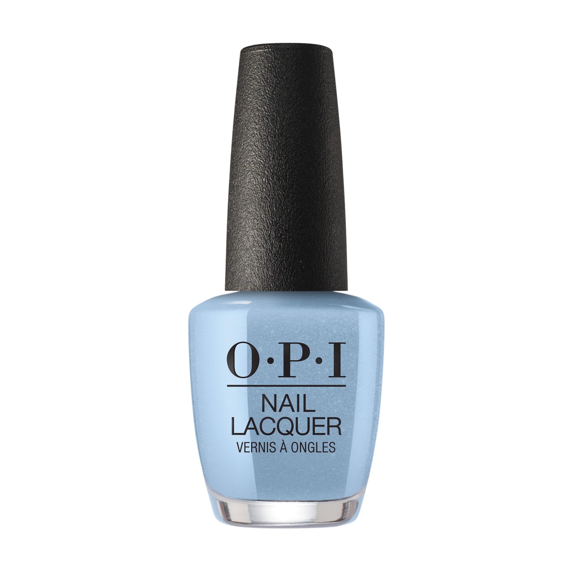 OPI Light Blue Shimmer Chip - Resistant Old Geysirs Nail Lacquer