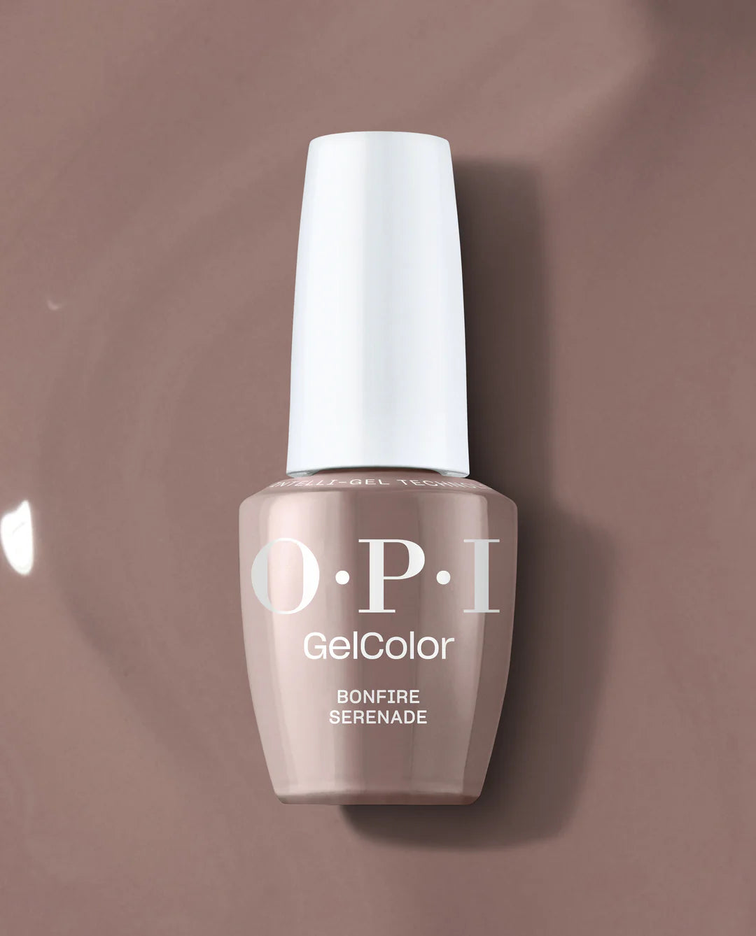 OPI GelColor Bonfire Serenade Deep Brown Cocoa Colored Gel Nail Polish, 0.5 Fluid Ounce
