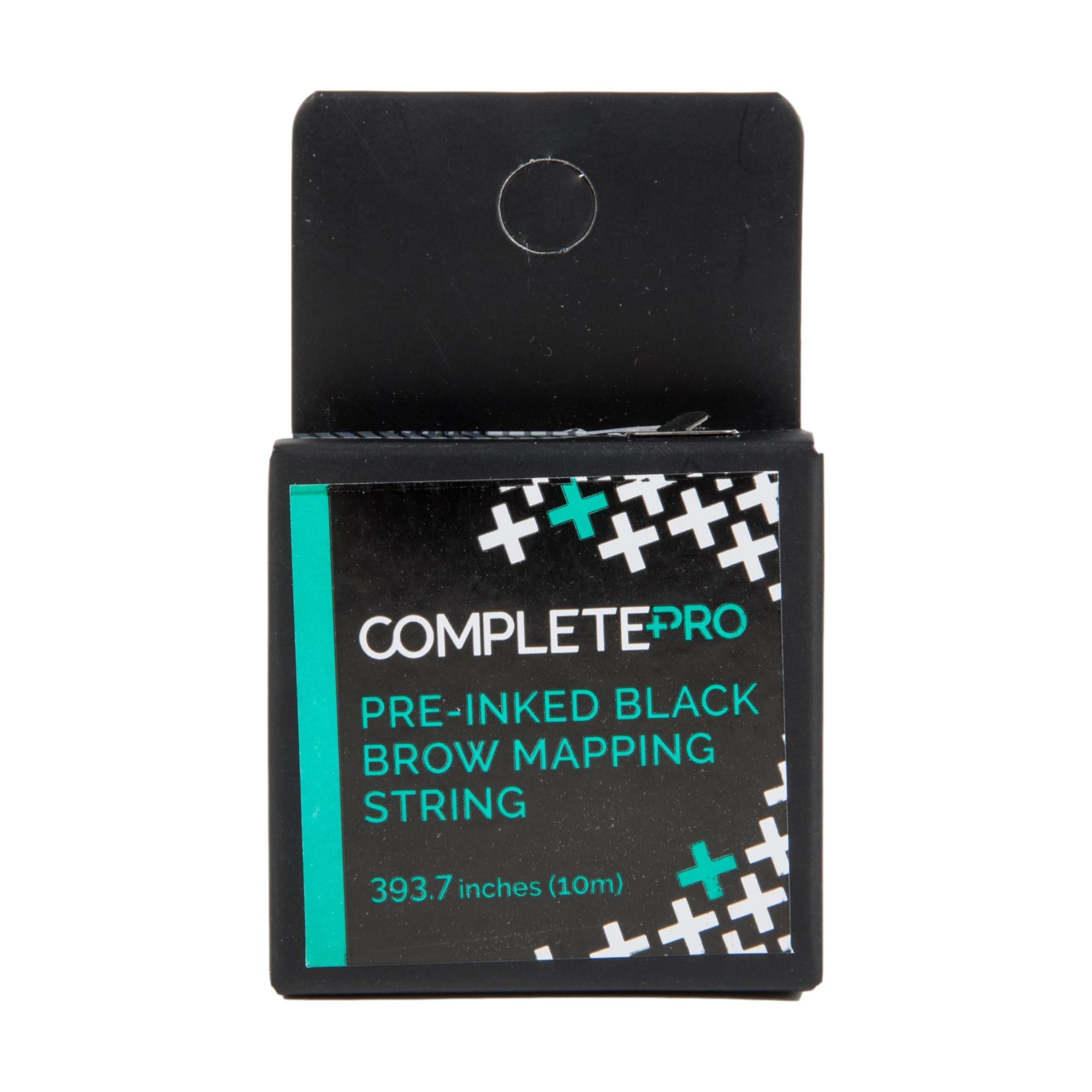 Professional Pre - Inked Black Brow Mapping String, 393.7L, 1 Pack