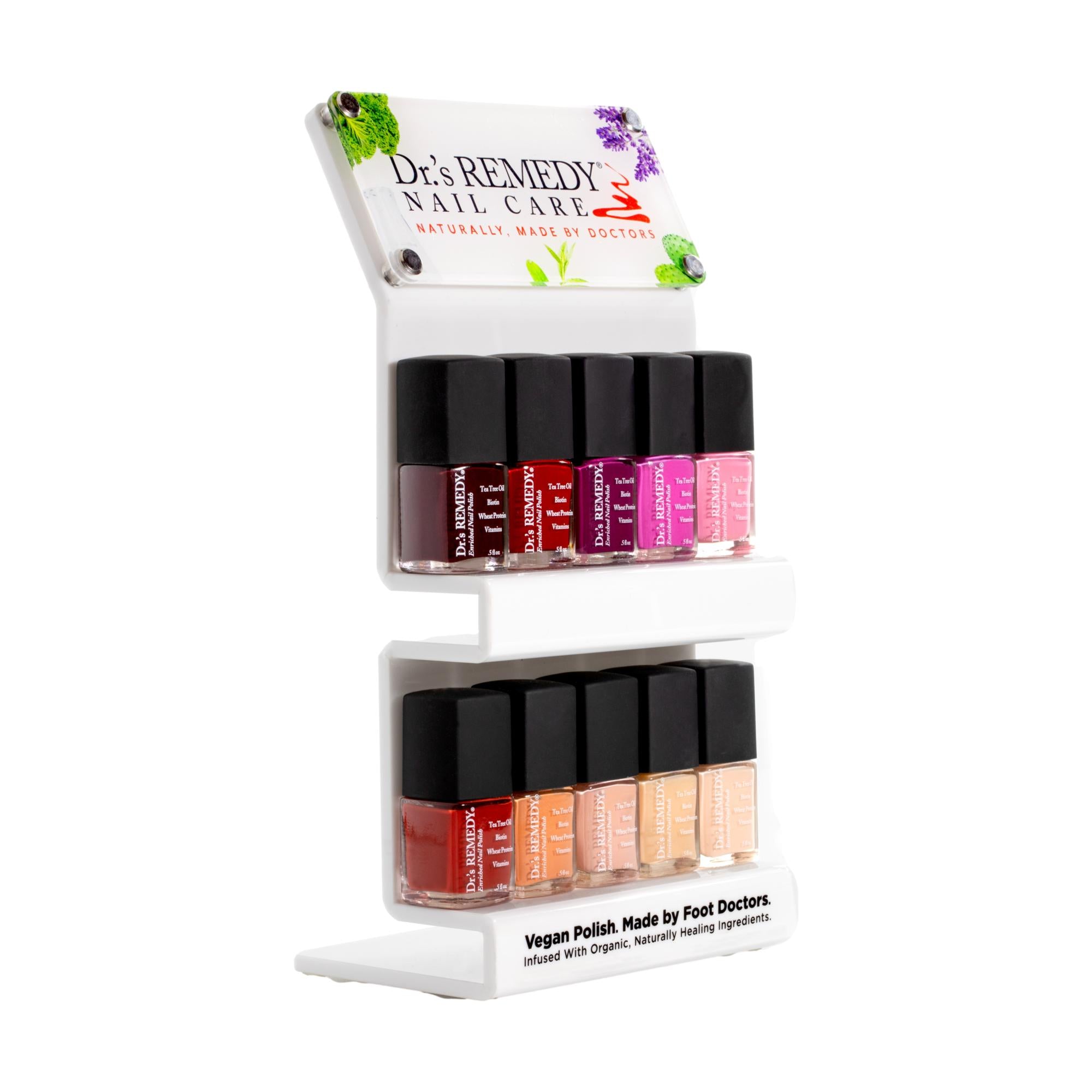 Attractive Dr.'s Remedy Spa Countertop Display for Home Care Products
