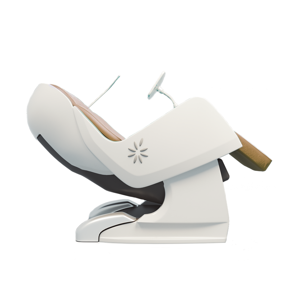 Mocha-colored O2 Chair for Professional Spa Wellness