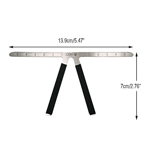 Professional Complete Eyebrow Mapping Ruler - Single Unit