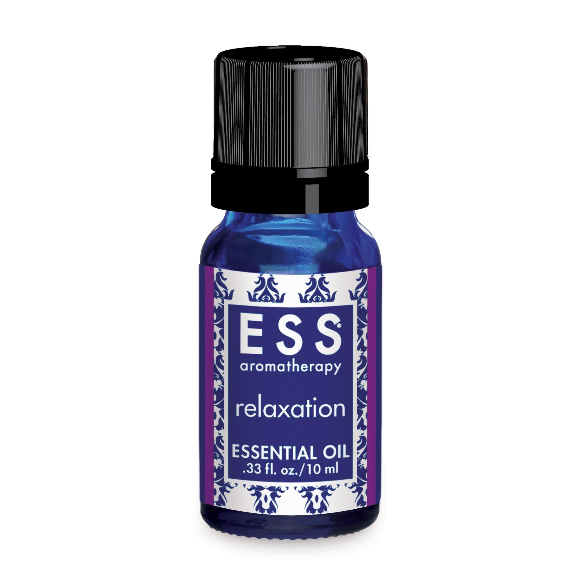 ESS Relaxation 100% Pure Essential Oil Blend for Diffusion, Massage, or Bath, 10 mL