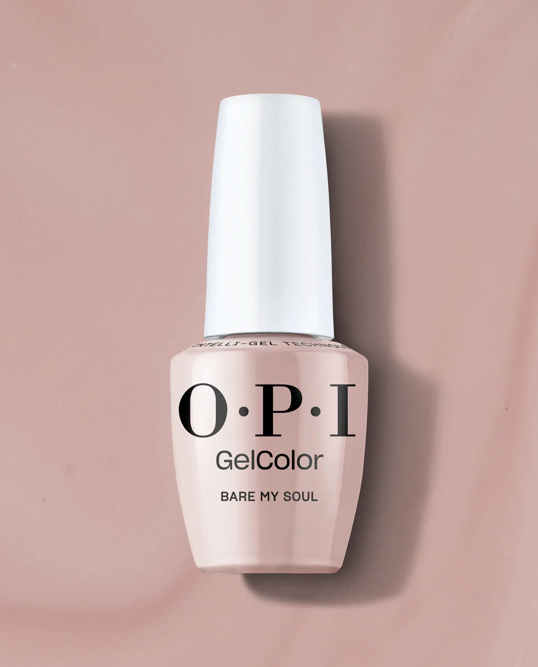 OPI GelColor Bare My Soul - 0.5 fl oz Nude Gel Polish with Intense Color