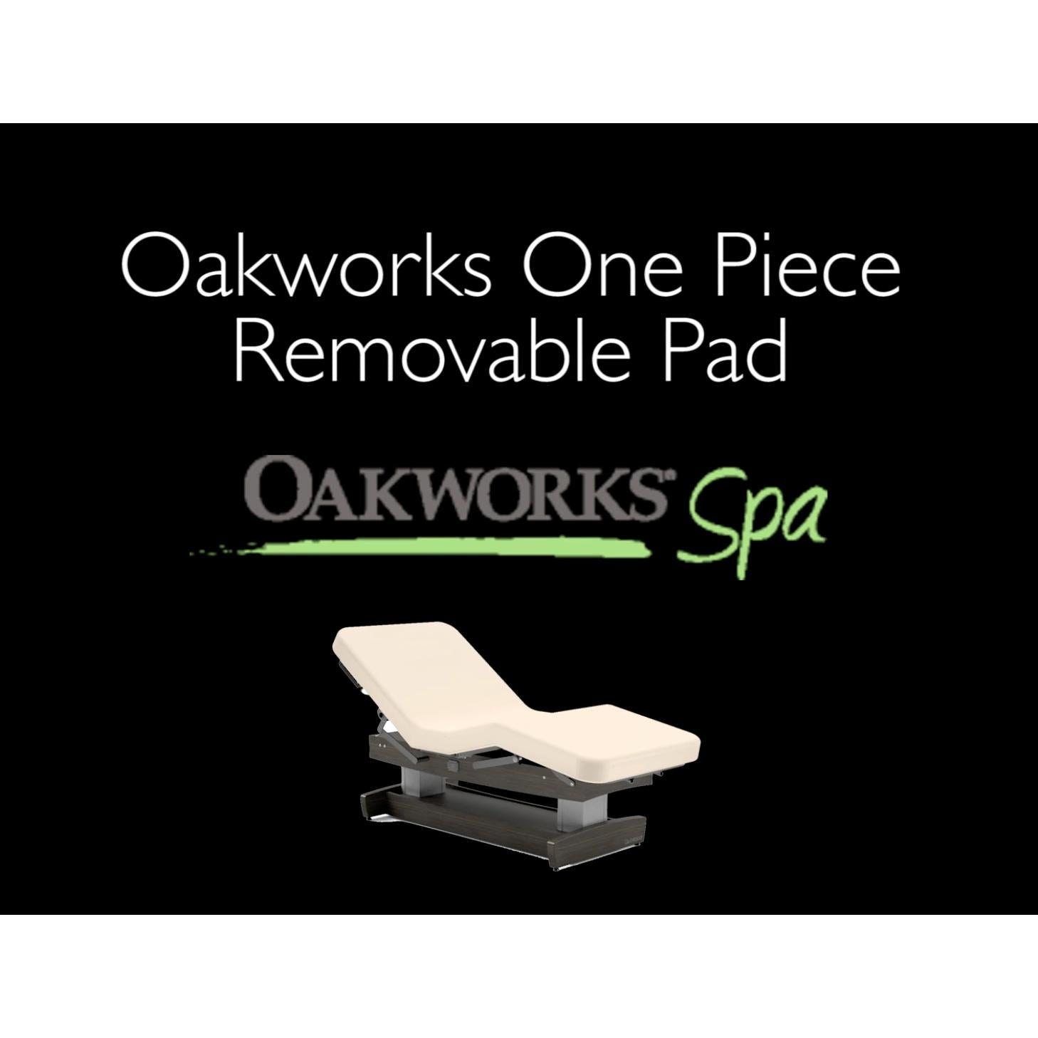 Oakworks PerformaLift Comfortable Treatment Table with Removable Padding