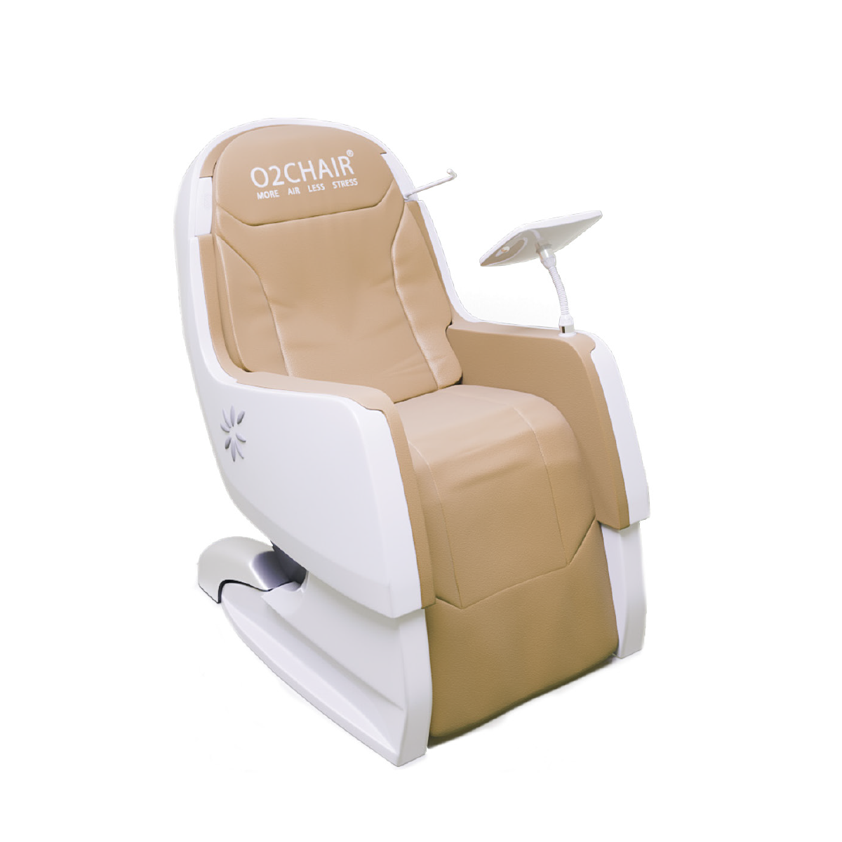 Mocha-colored O2 Chair for Professional Spa Wellness