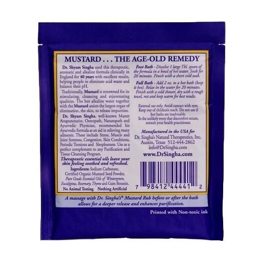 Dr. Singha's Therapeutic Mustard Bath for Rejuvenating Skin