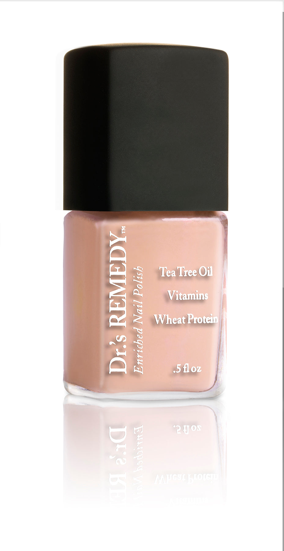 Dr.'s Remedy 0.5 fl oz Nurture Nude Pink Breathable Vegan Nail Polish