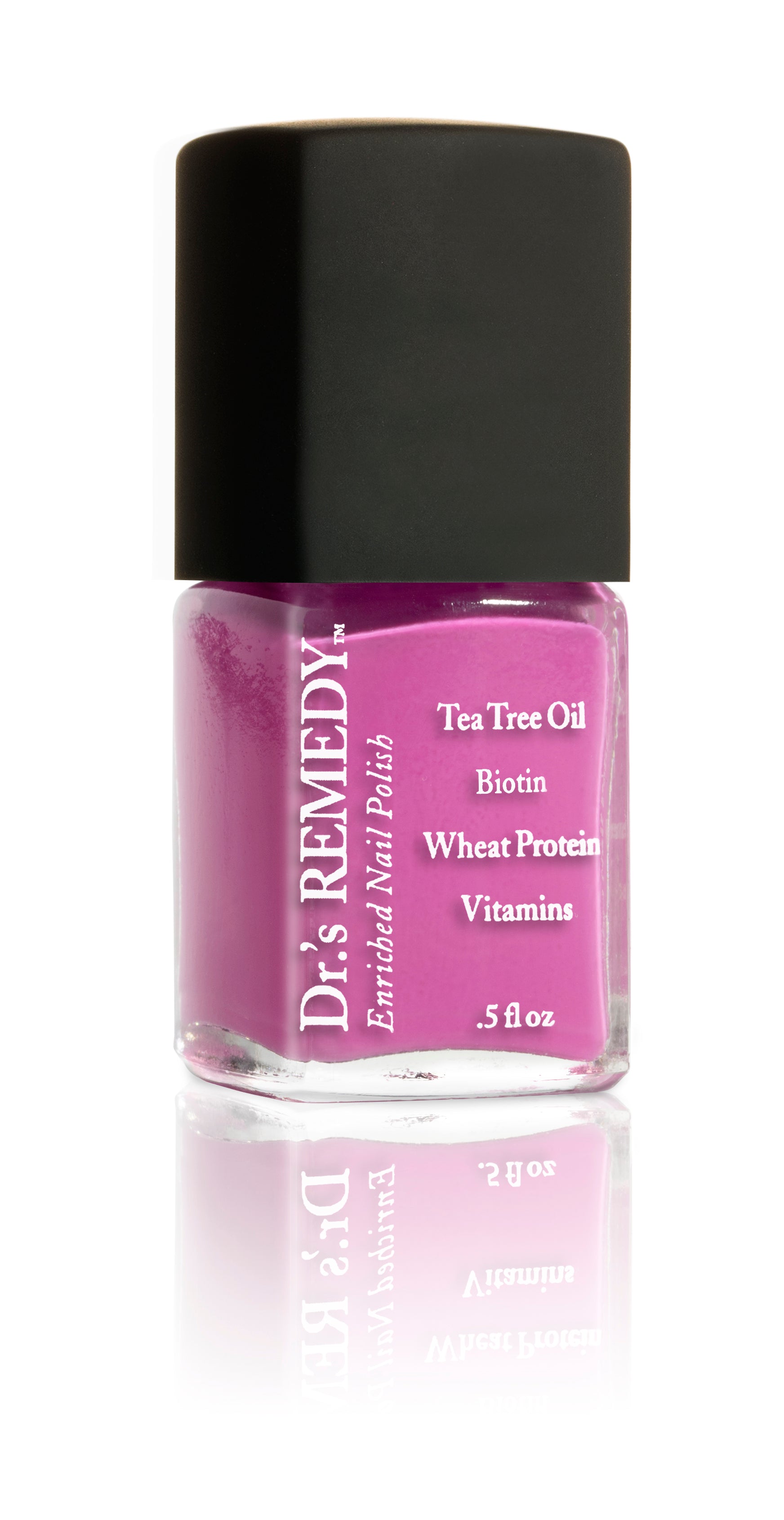 Dr.'s Remedy Breathable Vegan Magenta Nail Polish, 0.5 fl oz