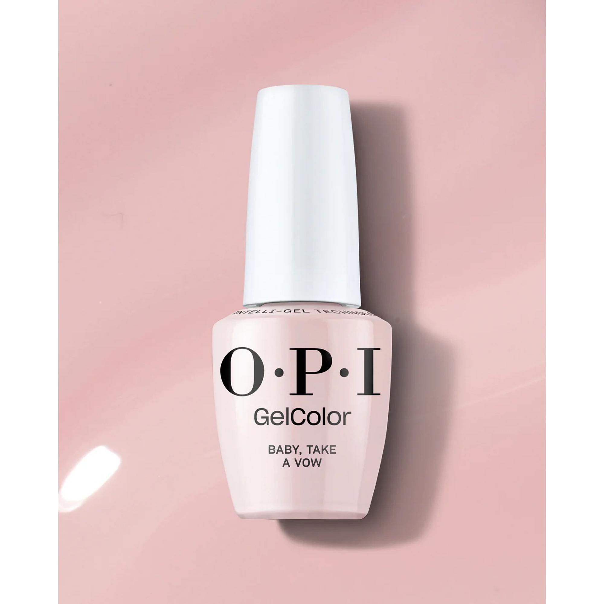 OPI GelColor Nail Polish - Baby, Take a Vow Shade, 0.5 Fluid Ounce