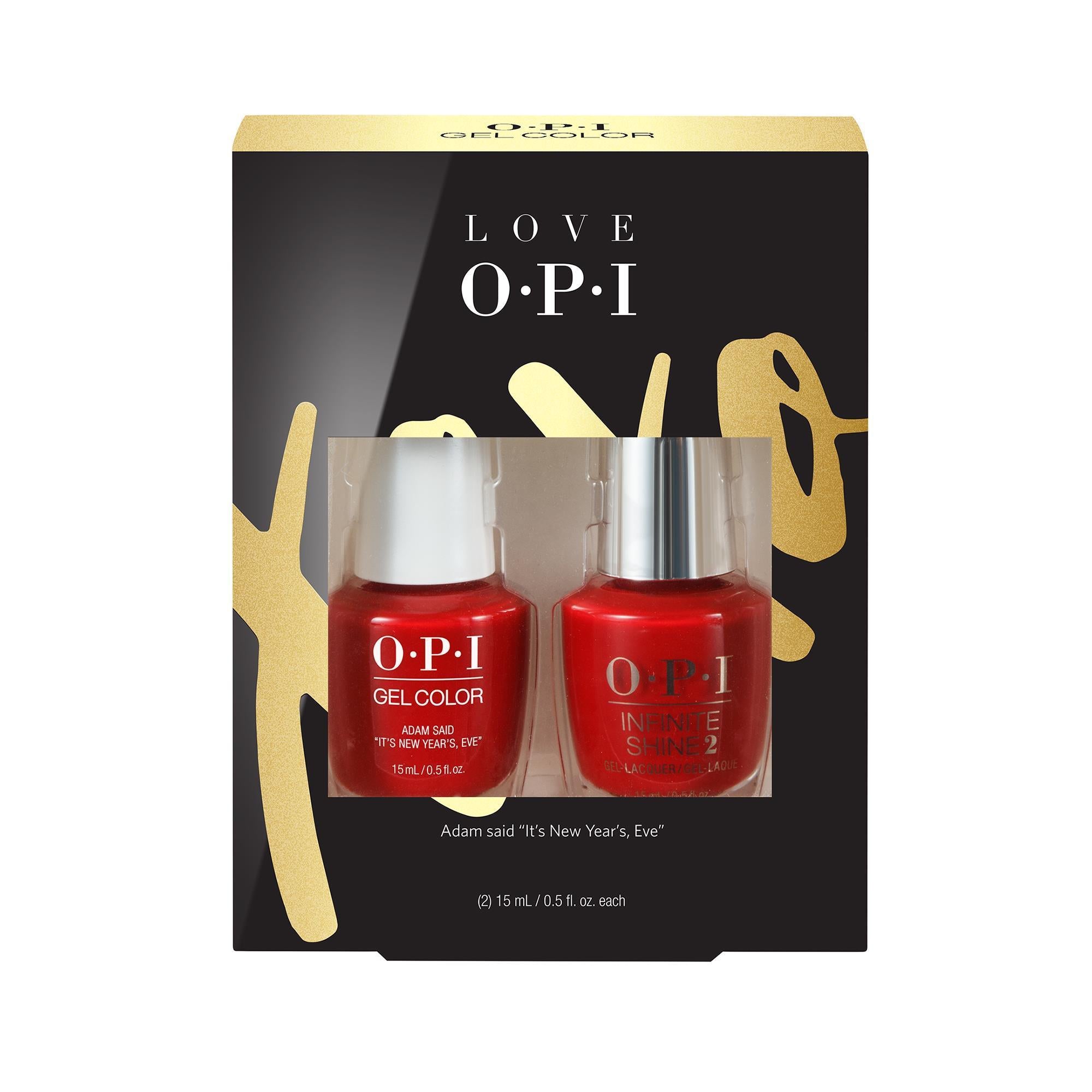 OPI Gel Color and Infinite Shine Nail Polish Duo Pack # 1 - Featuring 'Adam said 