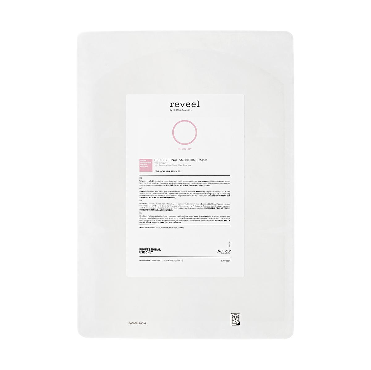 Reveel High - Quality Professional Collagen Facial Smoothing Mask for Sensitive Skin