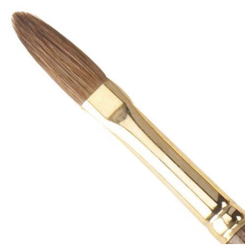 Cuccio Professional Precision Oval-shaped Acrylic Nail Brush, Size 10