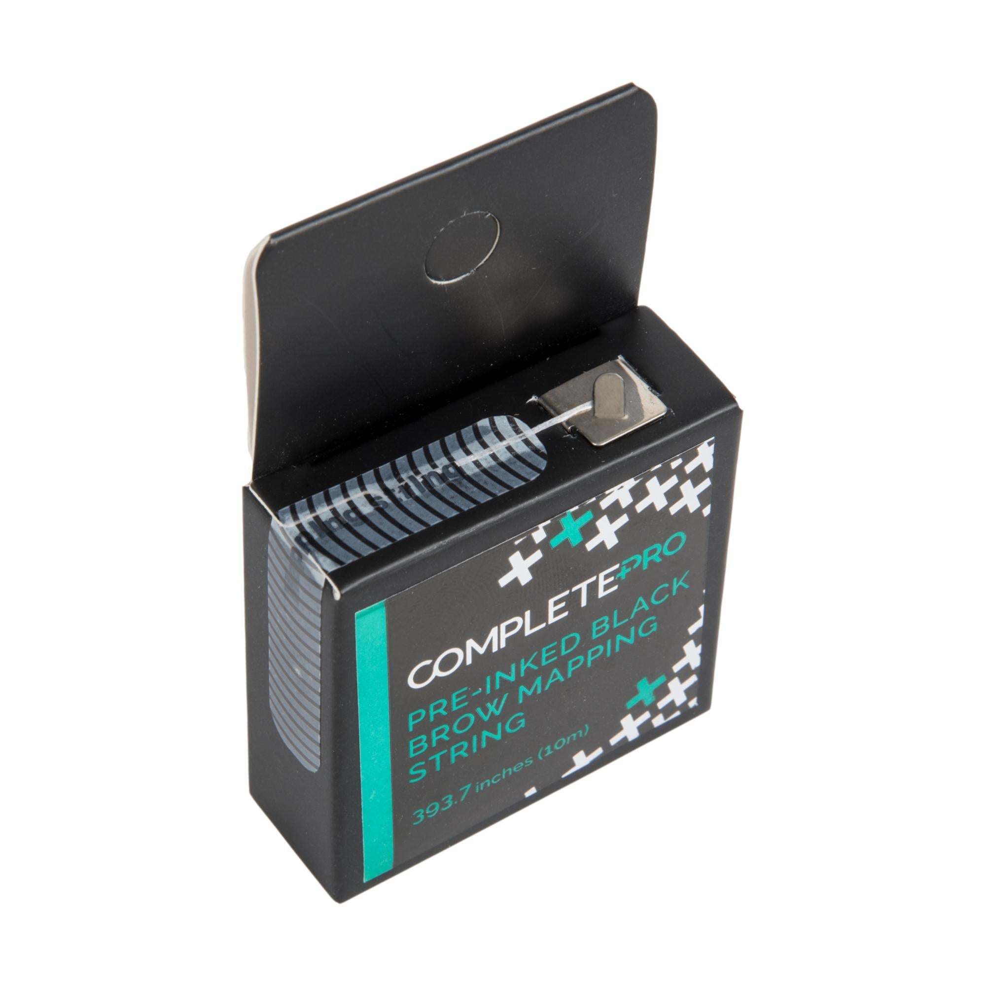 Professional Pre - Inked Black Brow Mapping String, 393.7L, 1 Pack