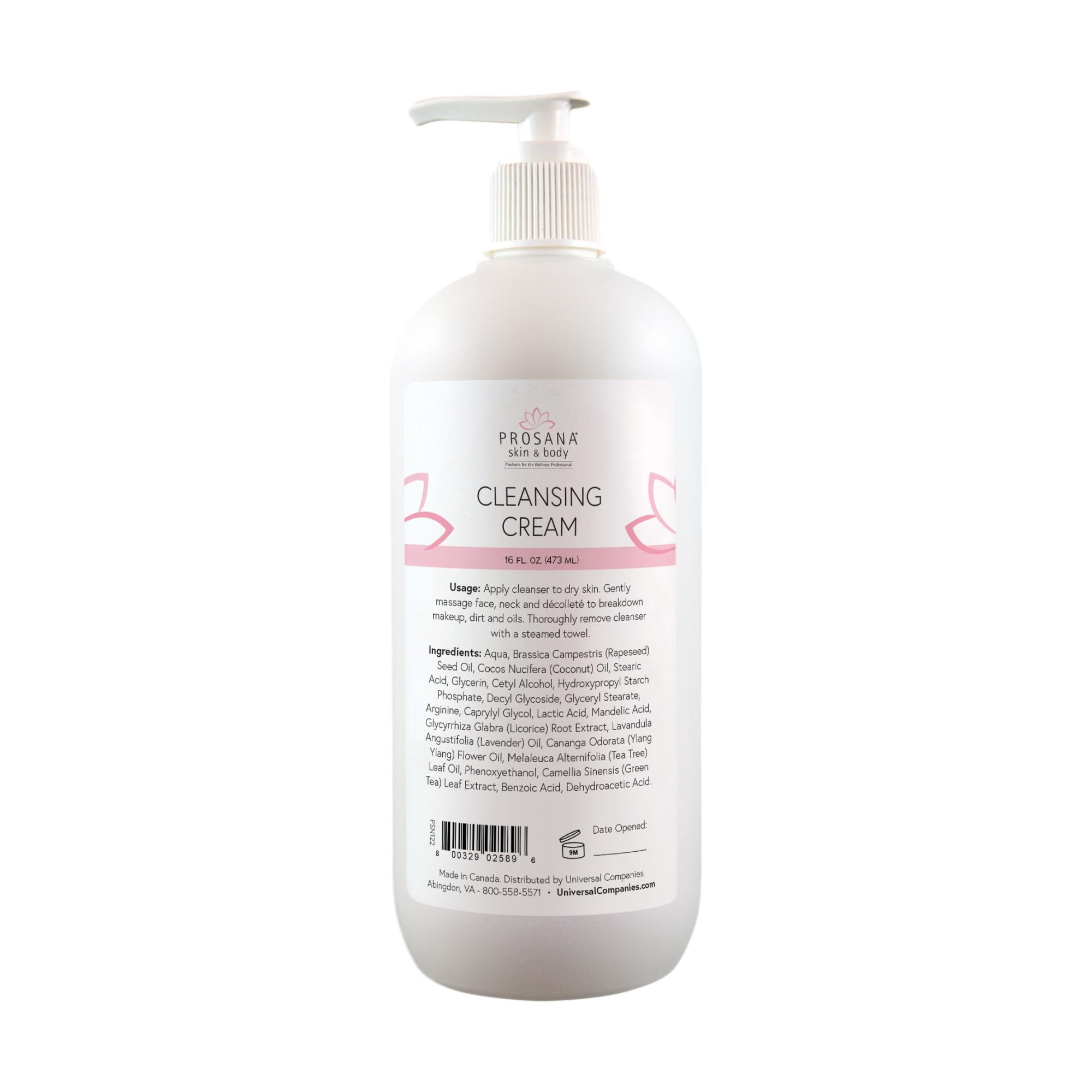 Prosana Professional Facial Cleansing Cream, 16 Fluid Ounces