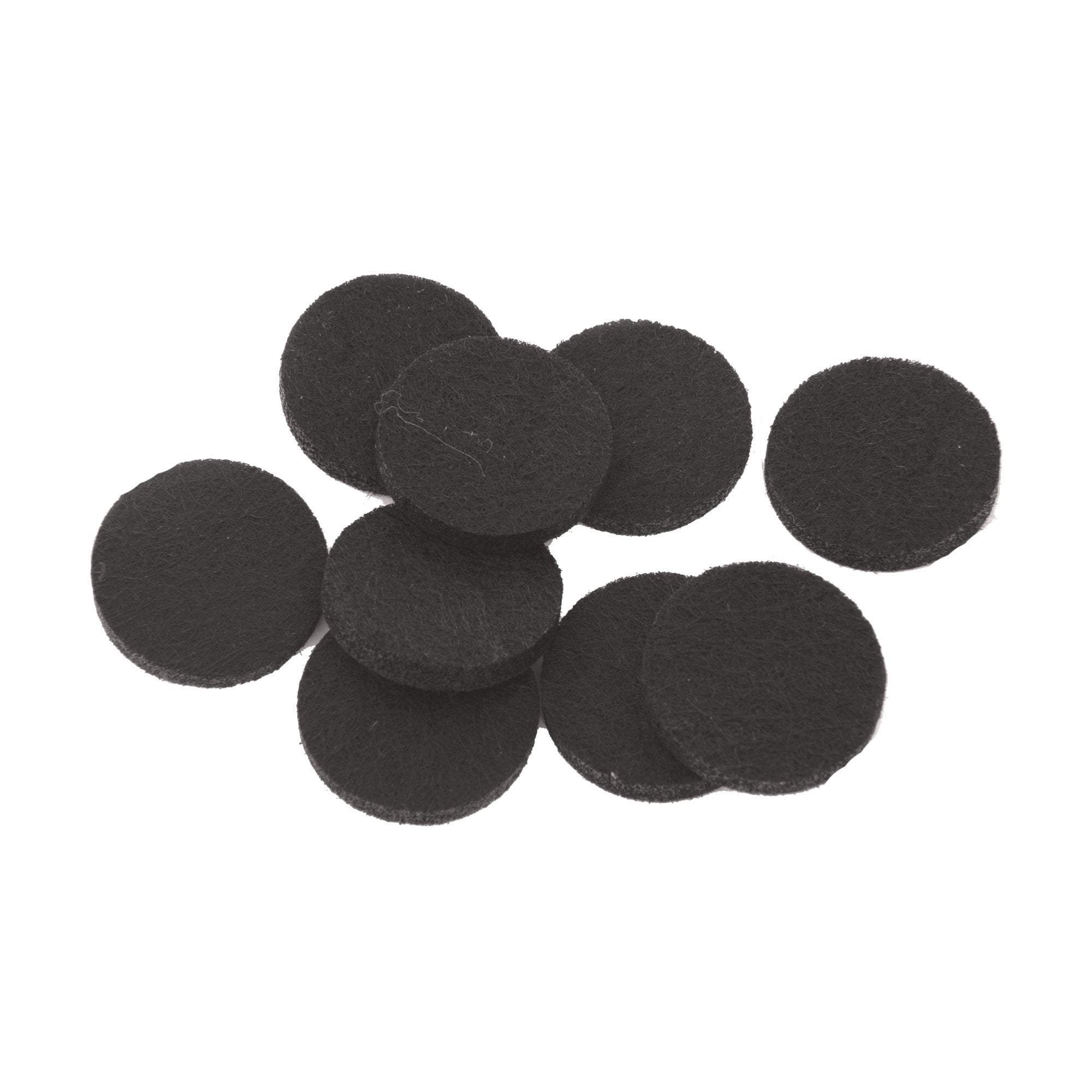 Black Washable and Reusable Round Replacement Wool Pads