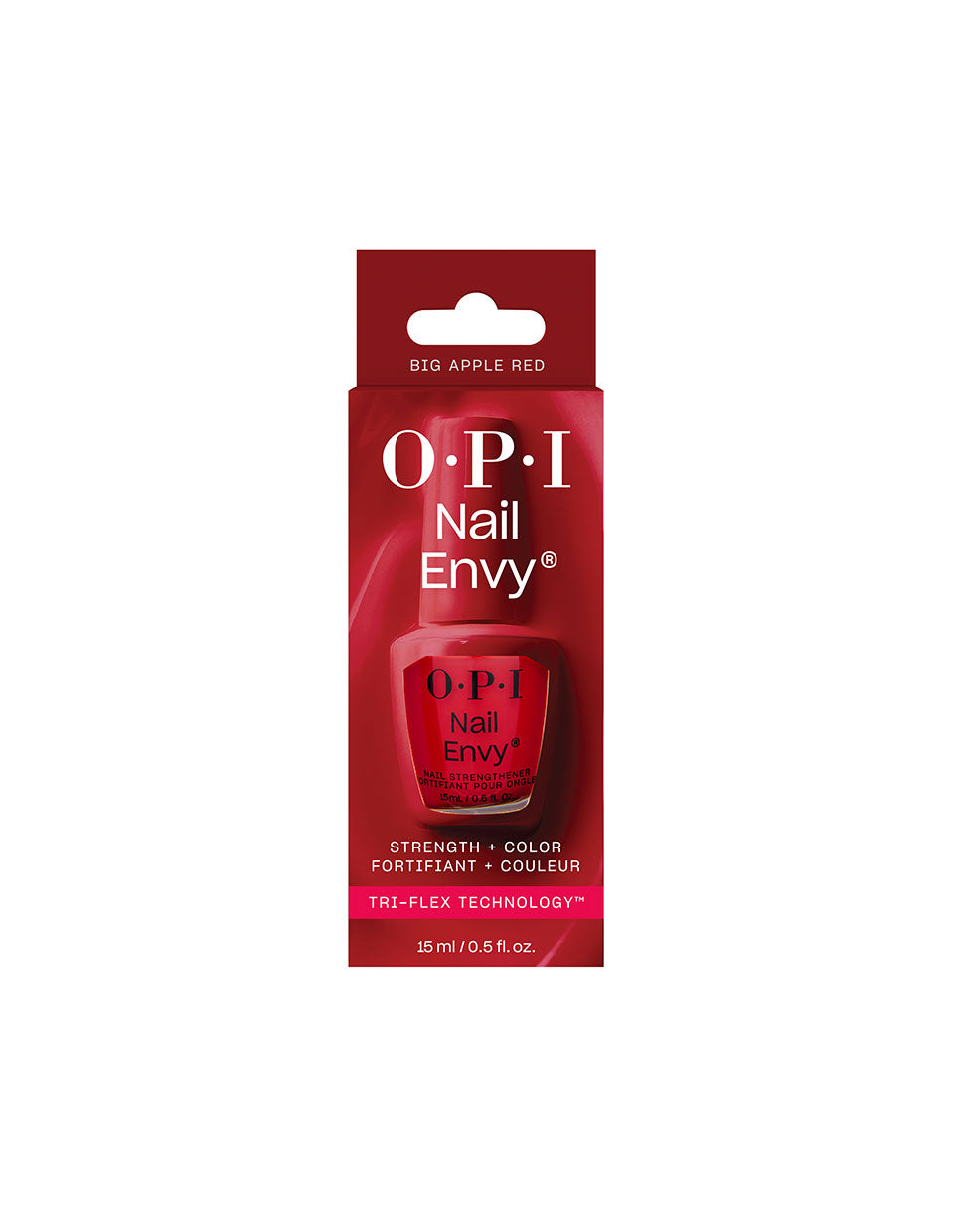 OPI Big Apple Red Nail Envy Nail Strengthener, 0.5 Fluid Ounce