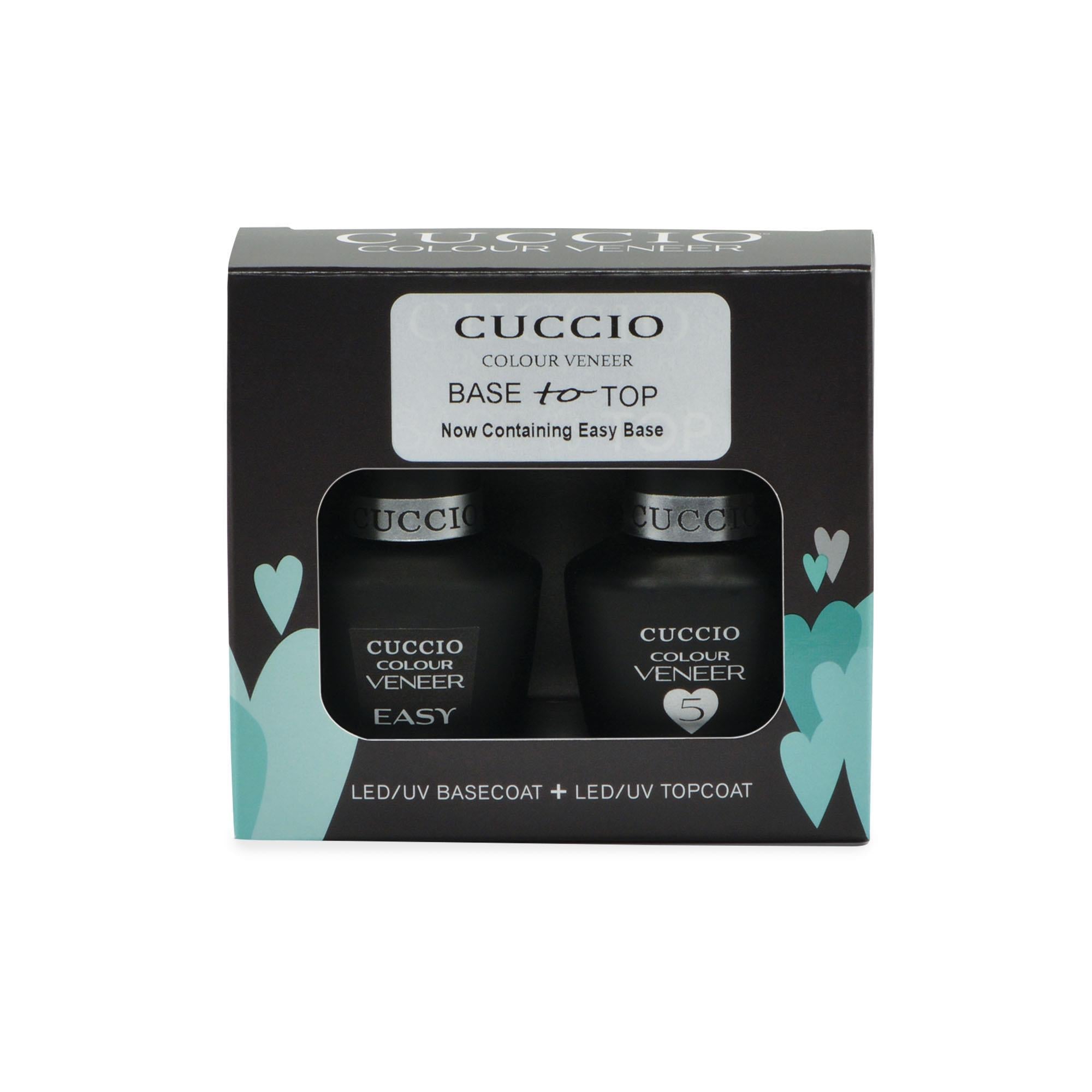Cuccio Color Veneer Base & Top Coat Start - To - Finish Duo Set