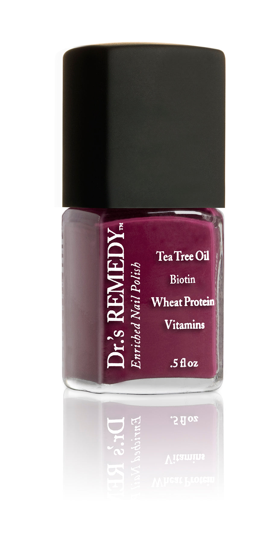 Dr.'s Remedy Breathable Vegan Nail Polish - Bonafide Boysenberry, 0.5 fl oz