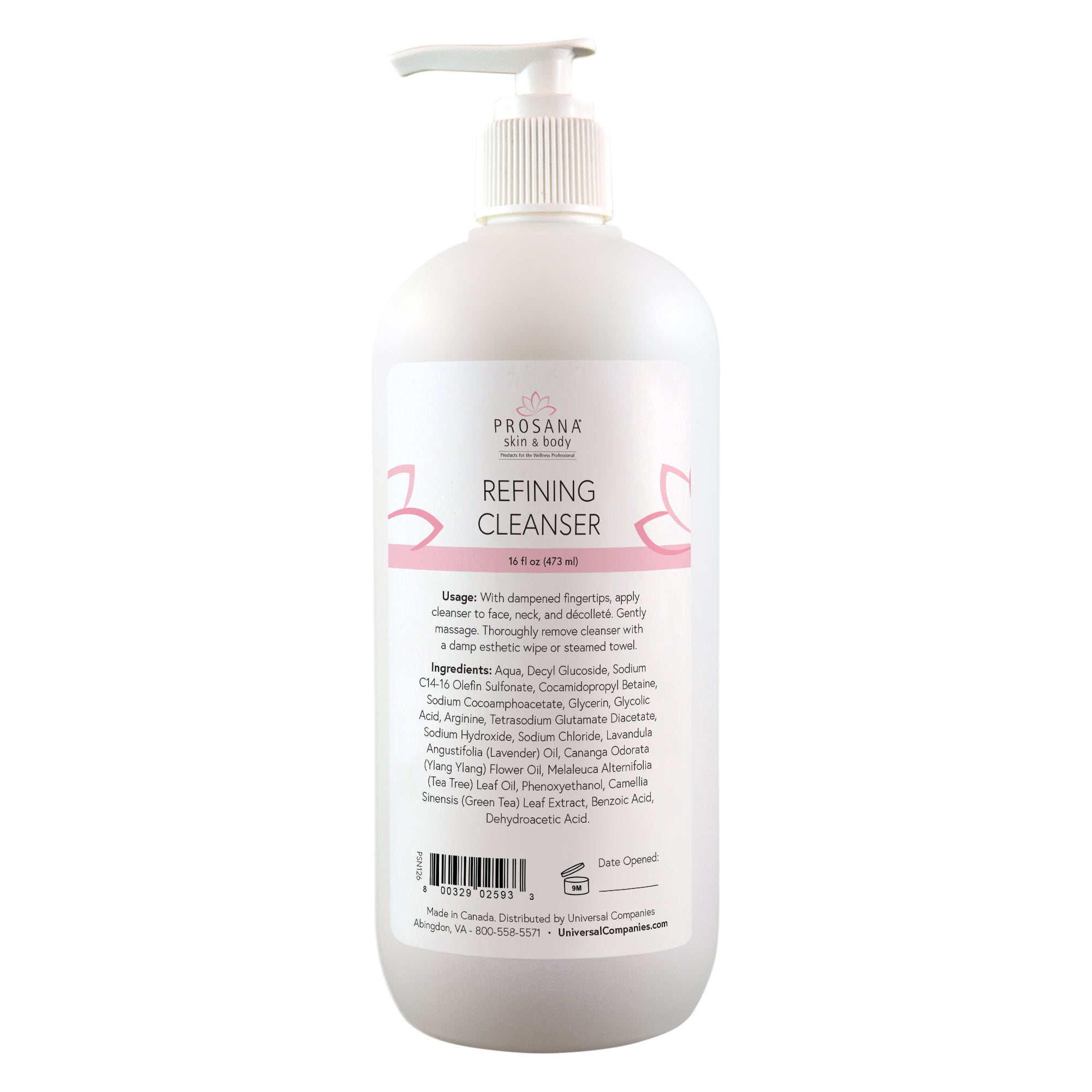 16 fl oz Prosana Professional AHA Refining Facial Cleanser