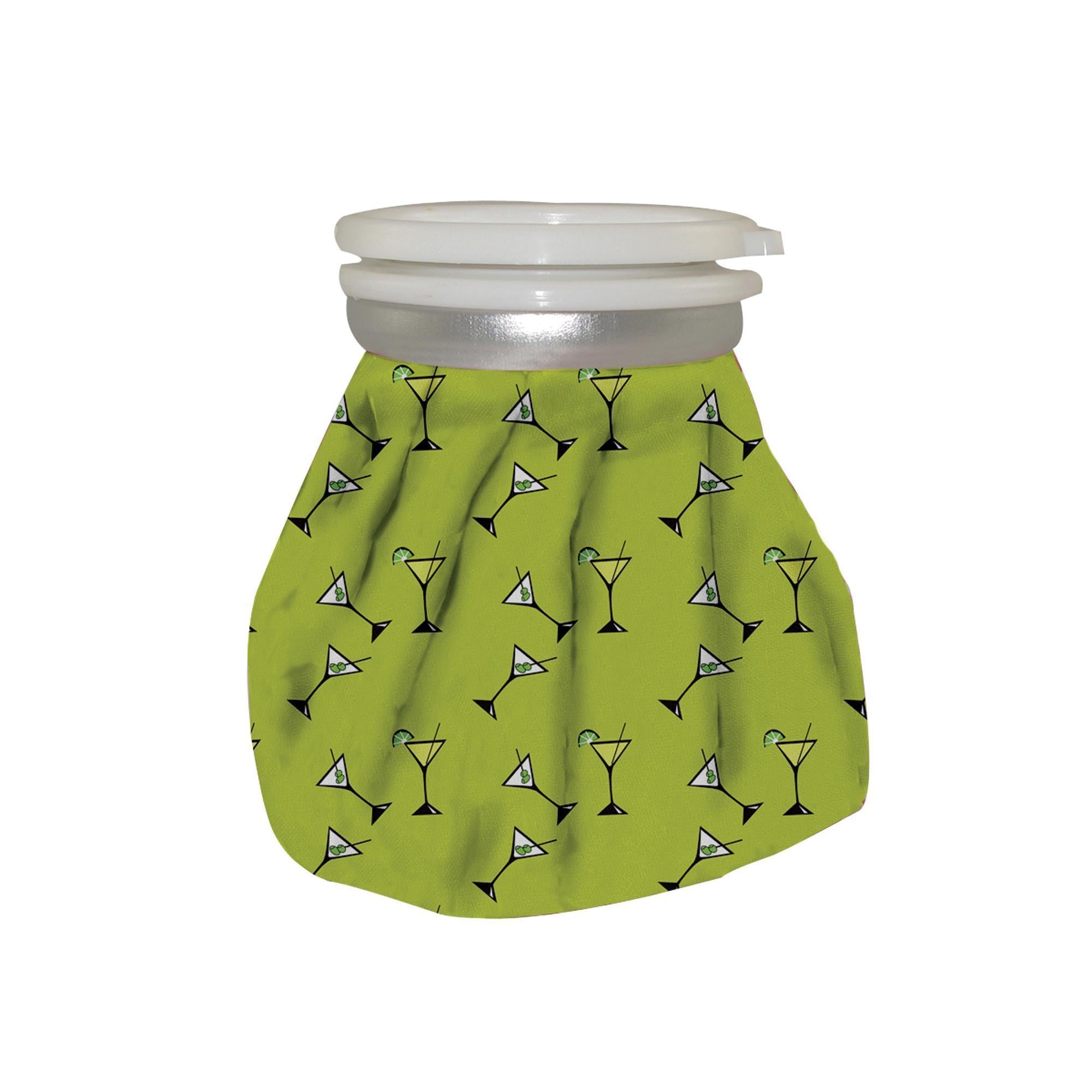 Green Spa Sister Martini-style Reusable Ice Bag for Pain Relief