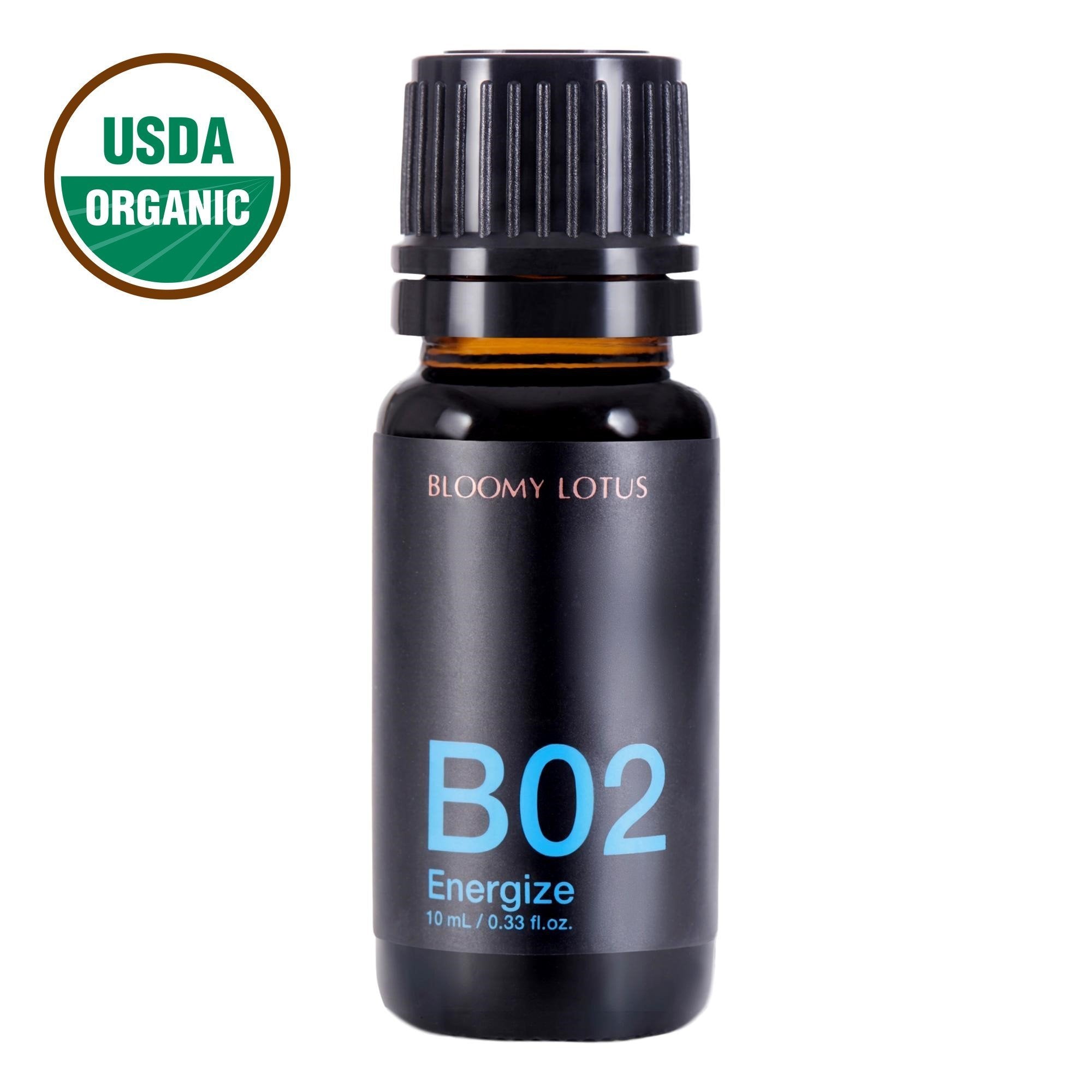 Bloomy Lotus Energizing B02 Essential Oil, 10 ml for an Uplifting Experience