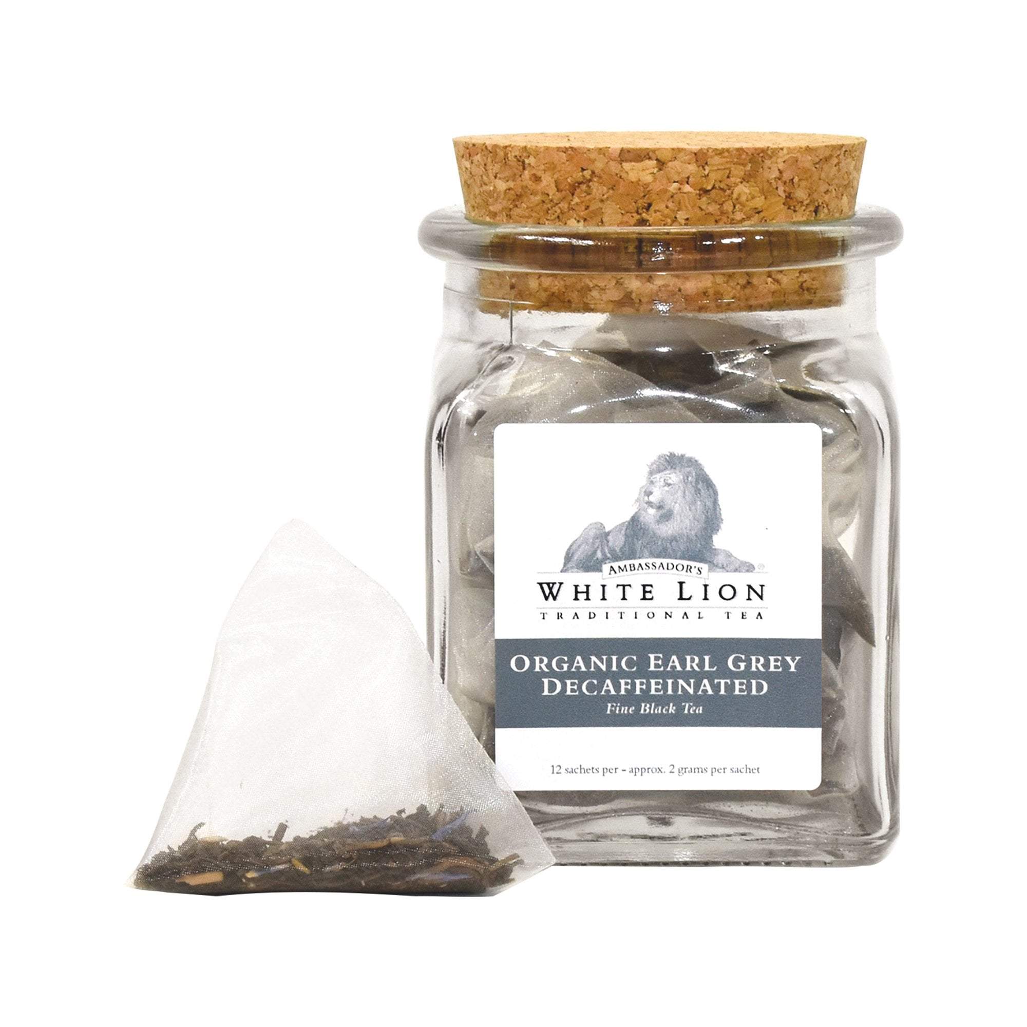 Organic Decaf White Lion Earl Grey Green Tea