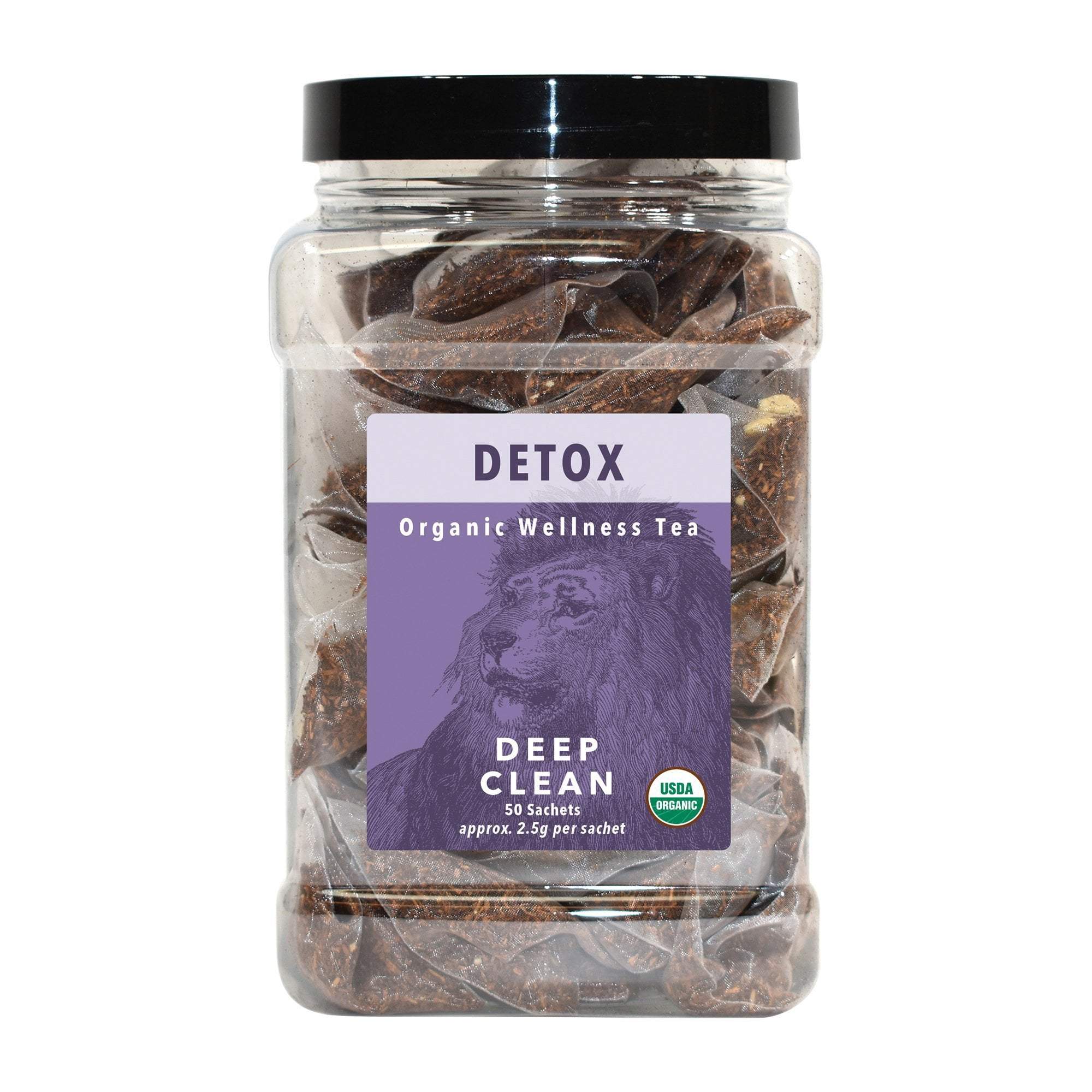Detoxifying Deep Clean White Lion Herbal Tea Blend