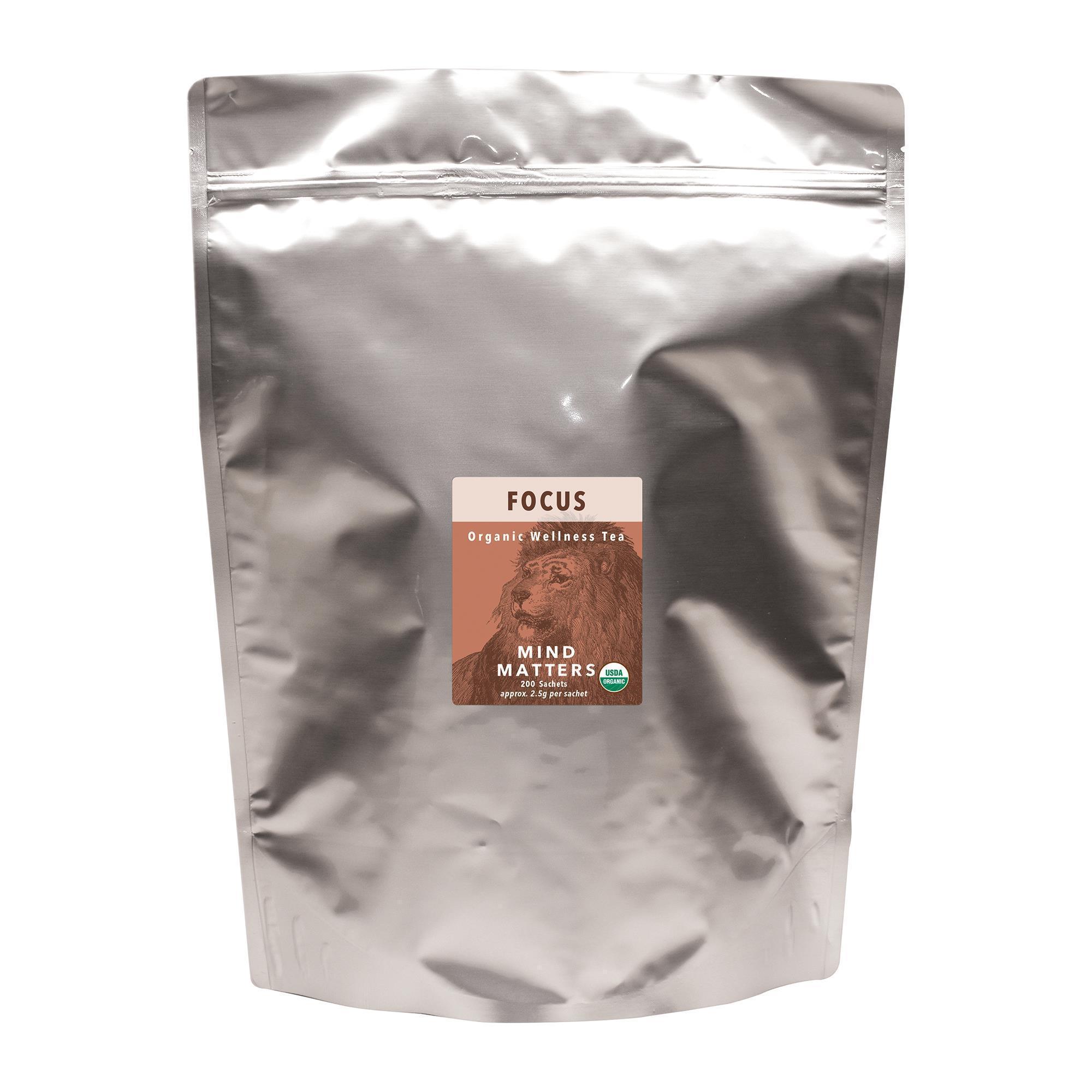 Invigorating Organic White Lion Focus Mind - Enhancing Tea Blend