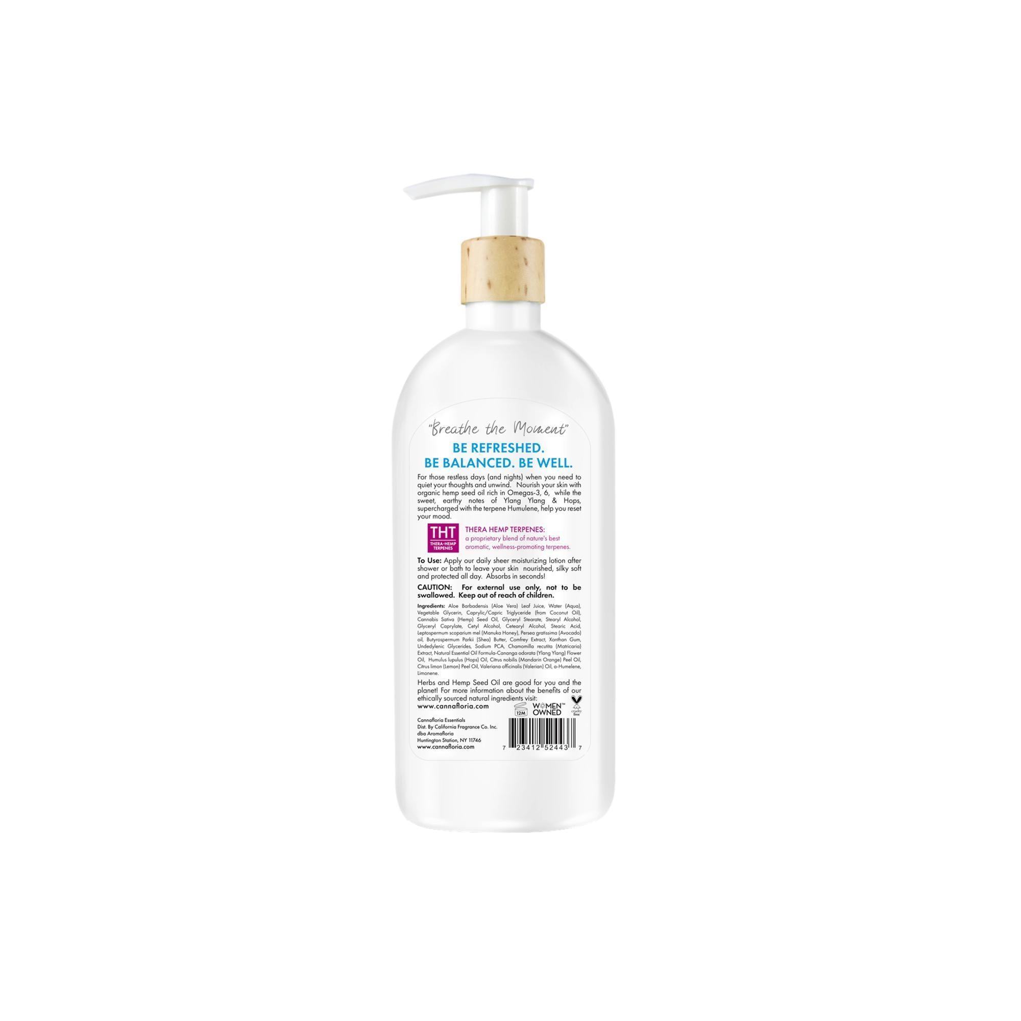 Cannafloria Hydrating Hemp Body Lotion with 4 Scents