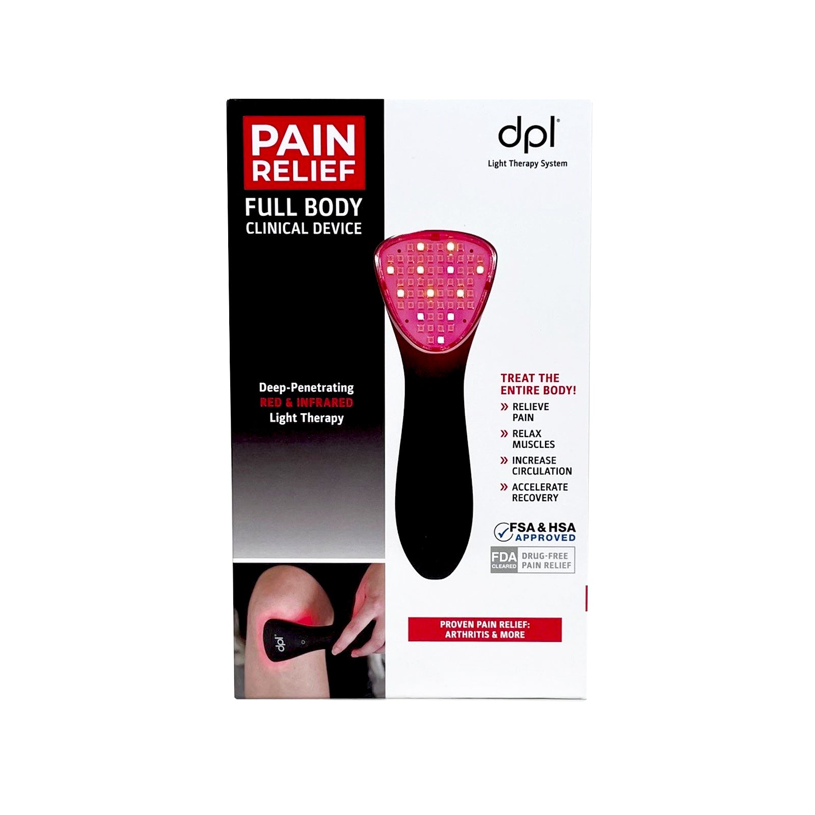 DPL Clinical LED Light Therapy Device for Effective Pain Relief