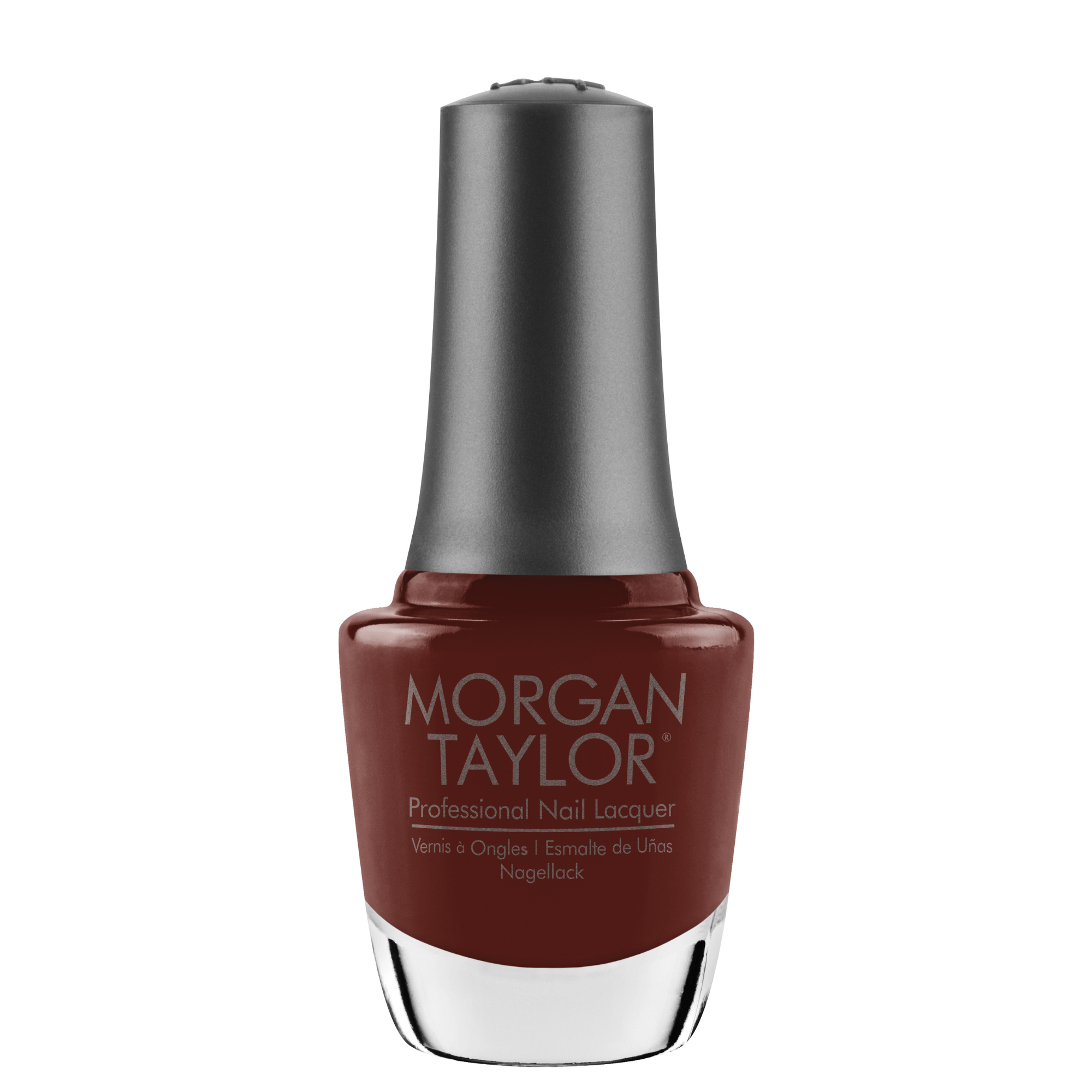 Morgan Taylor Nail Lacquer - Fifteen Minutes Of Frame Warm Chestnut Crème, 0.5 Fluid Ounce