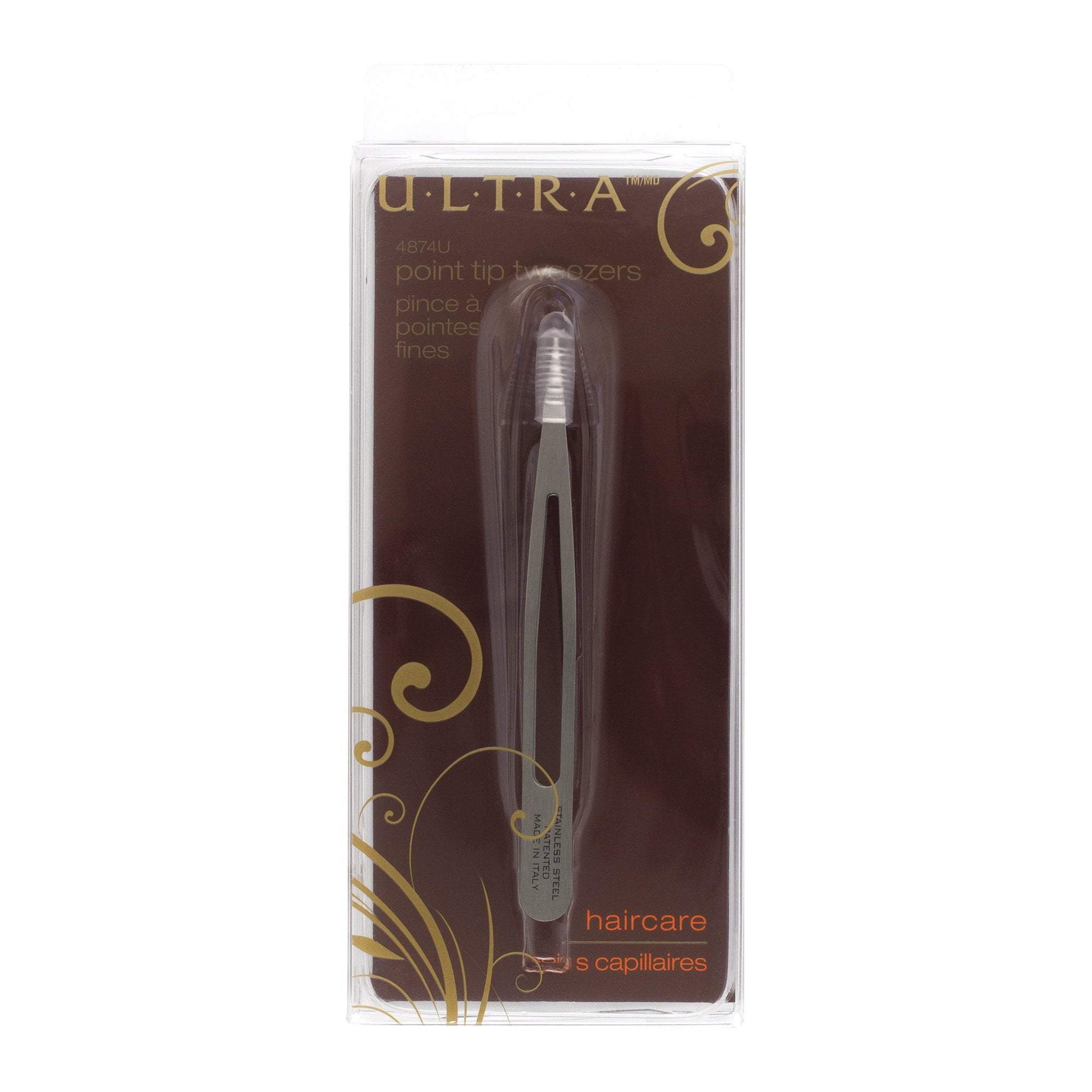Ultra High - end Professional Stainless Steel Point - tipped Tweezers for Precise Hair and Splinter Removal