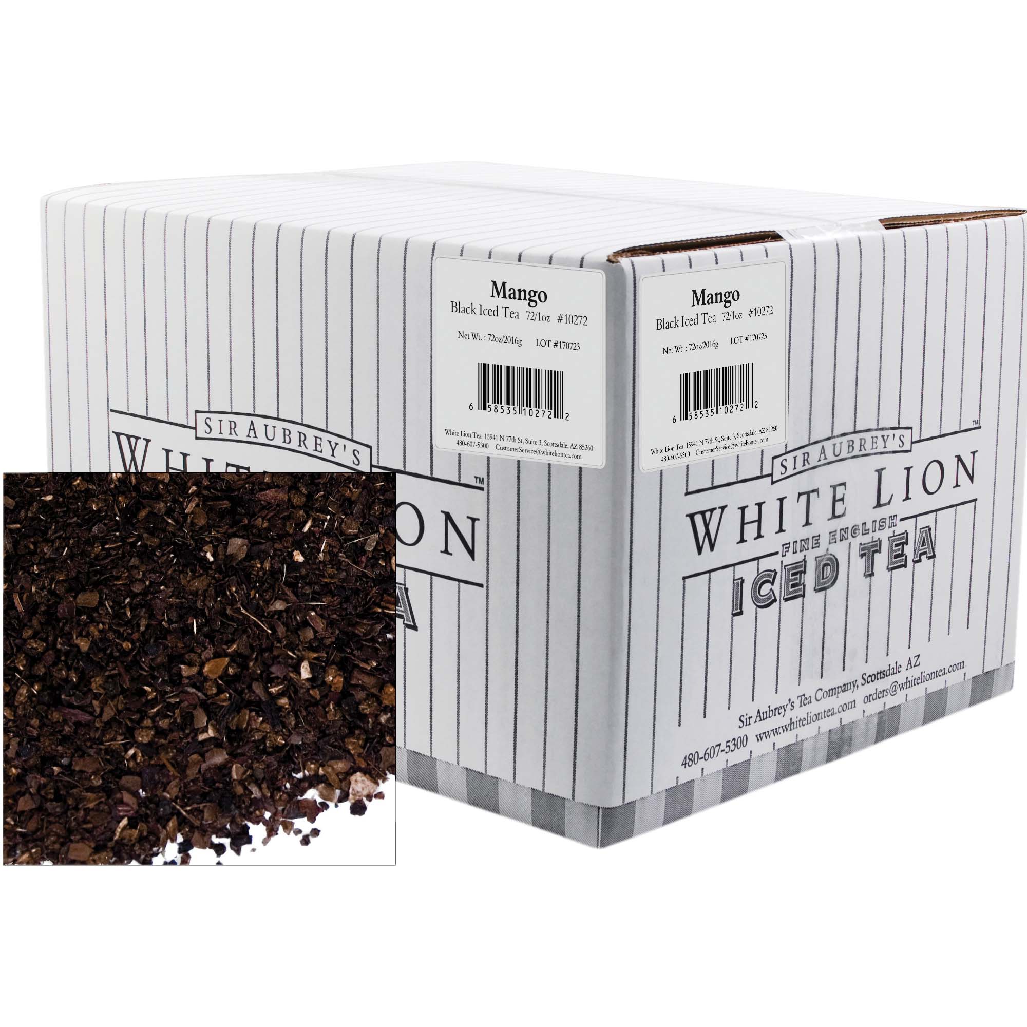 White Lion Premium Mango Iced Tea - 72 Sachets, 1 Oz Each