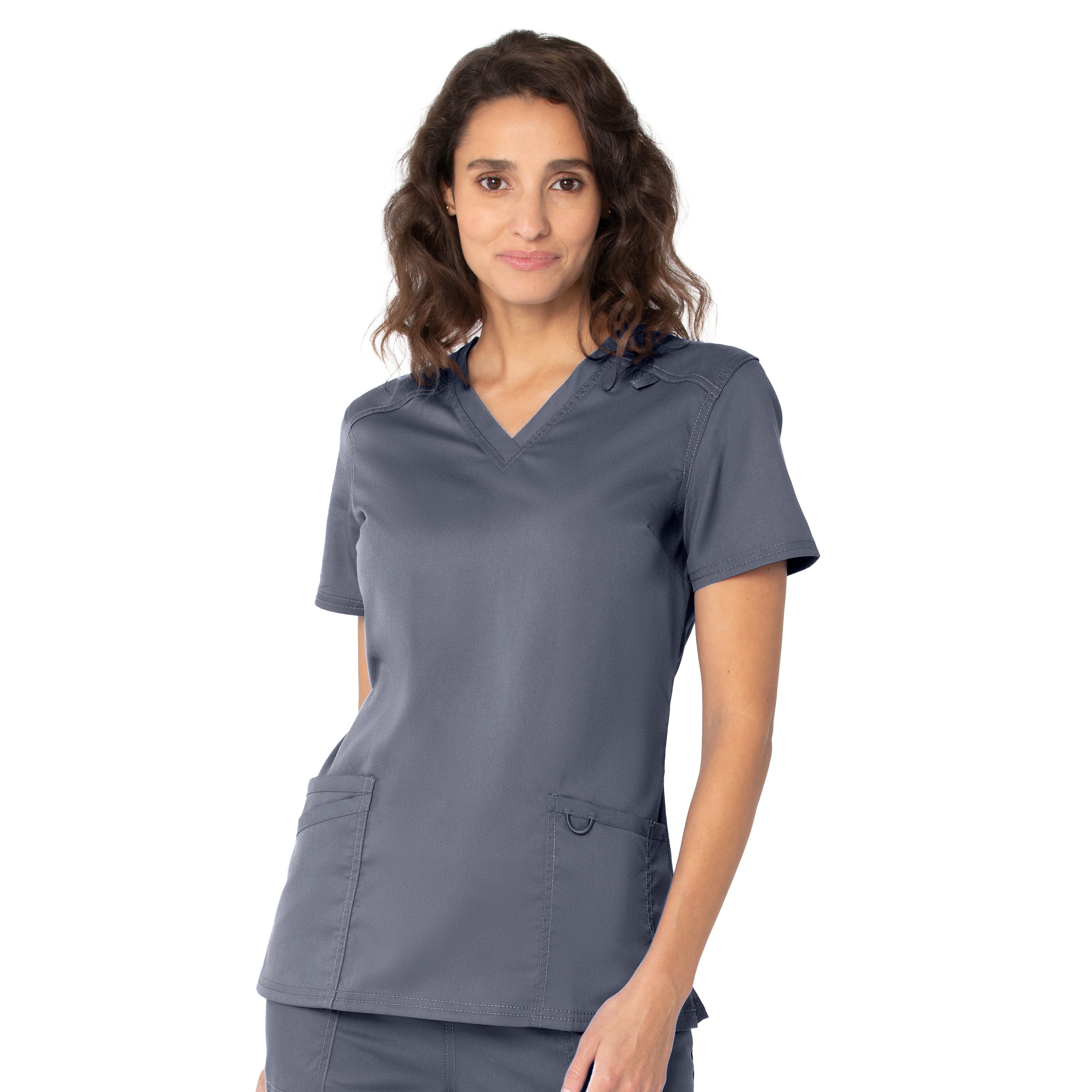 Landau Women's Modern V-Neck Proflex Tunic Top, Sizes XXS - XL