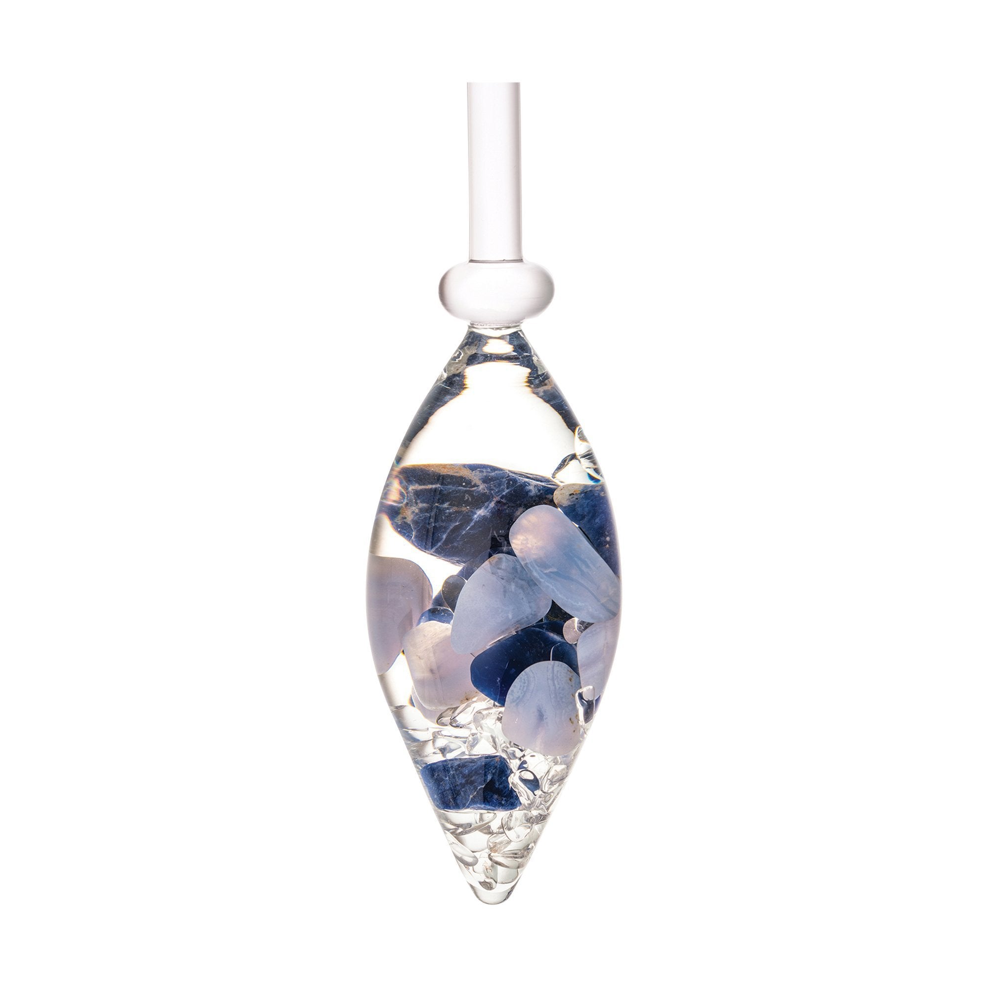 VitaJuwel Hand-Crafted Gemstone Vial for Water Dispensers, Promoting Mental Balance