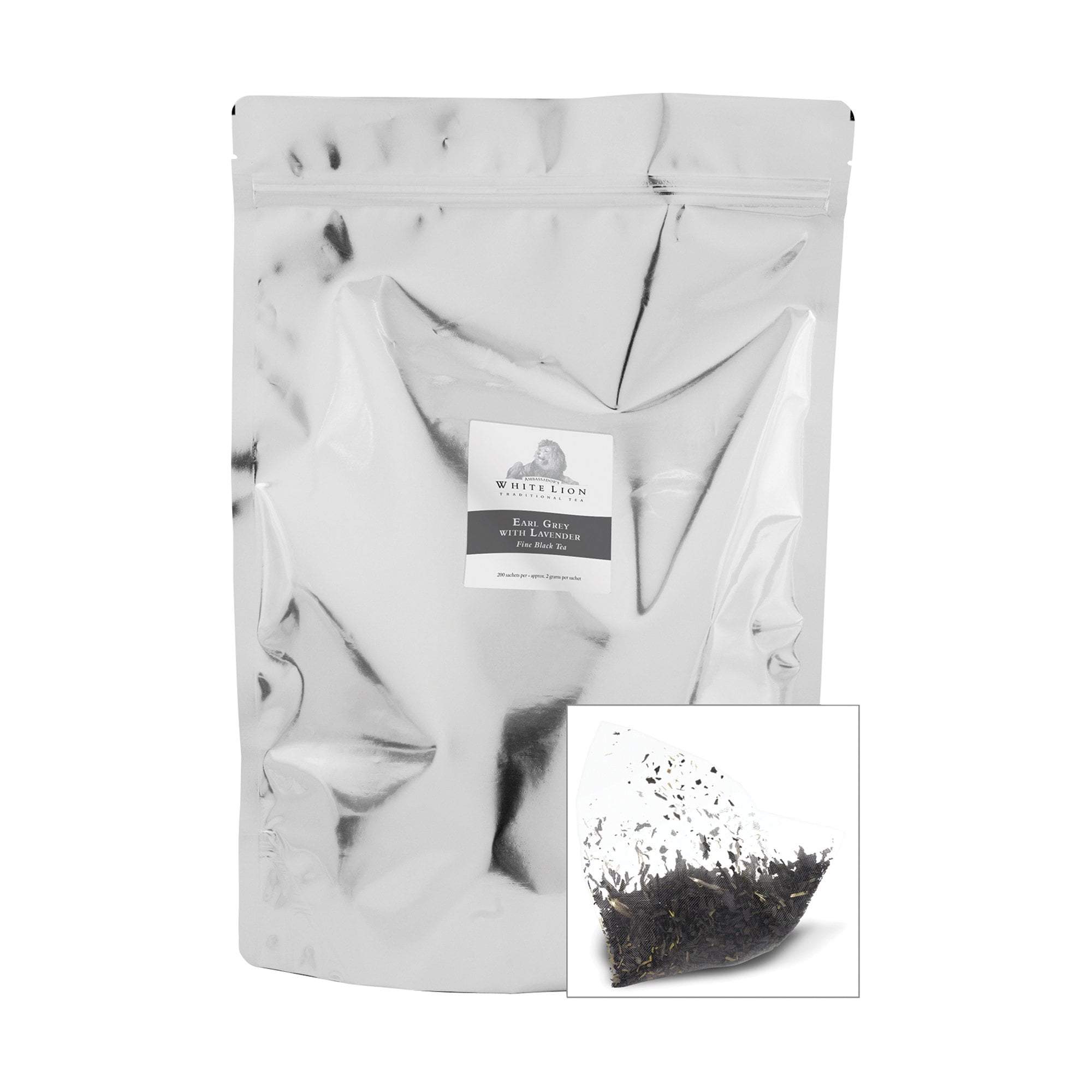 Earl Grey Lavender White Lion Tea - A Floral and Citrusy Blend