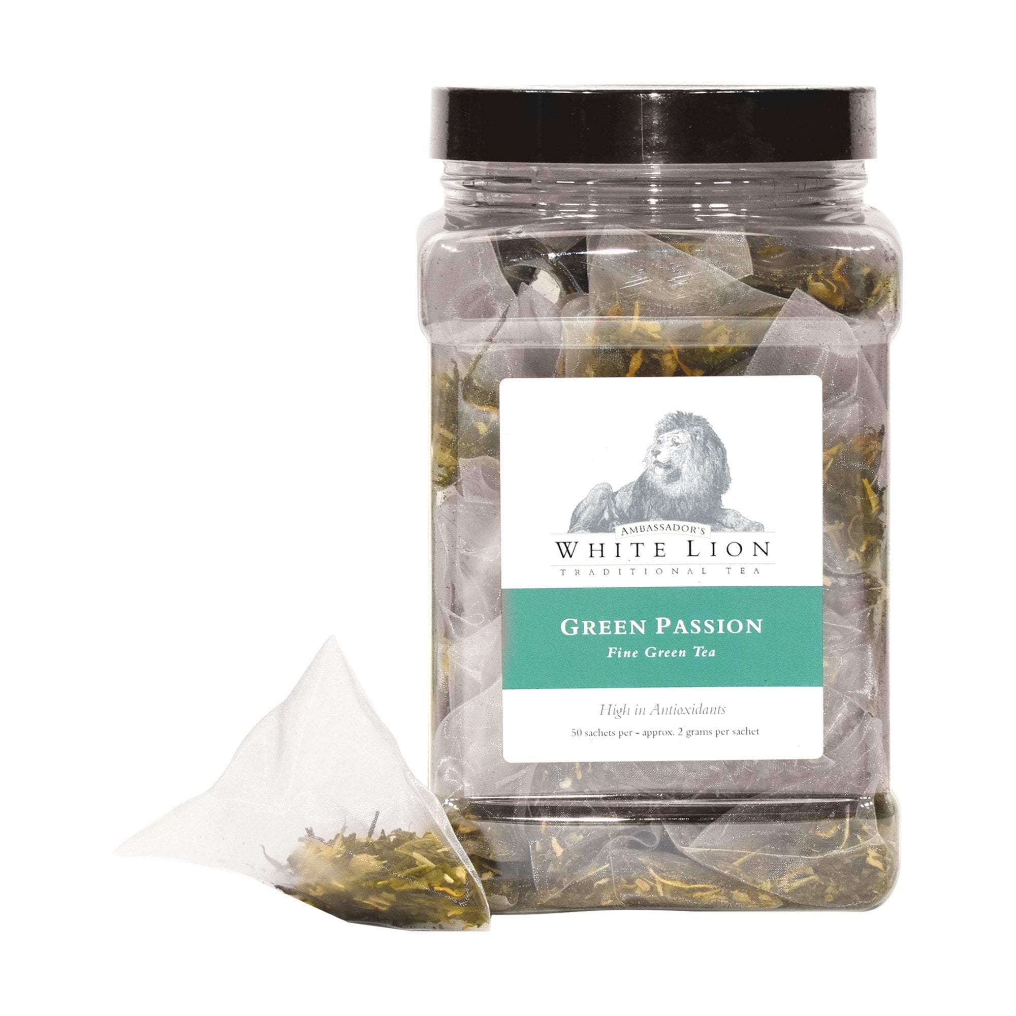 White Lion Premium Green Passion Floral Tea Blend