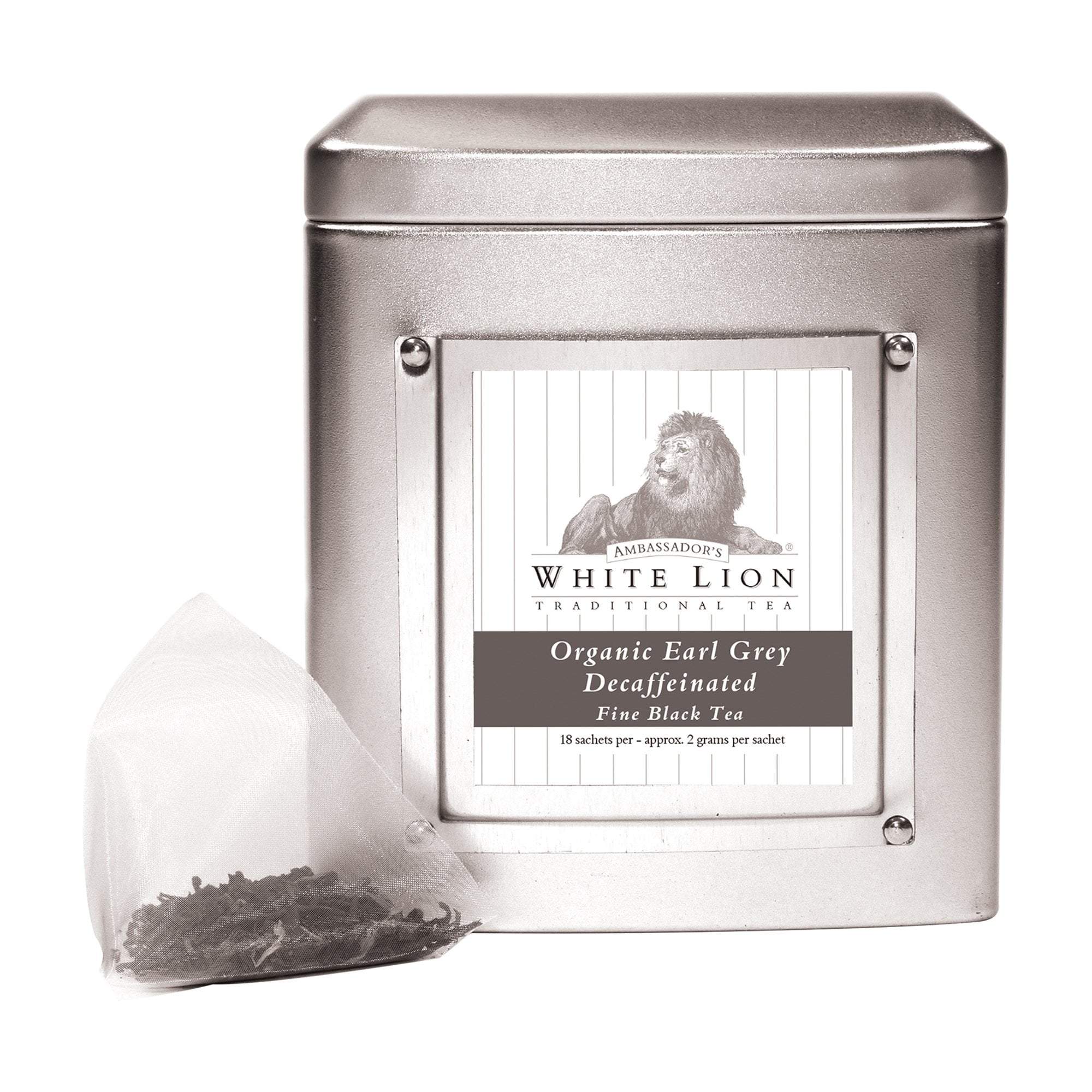 Organic Decaf White Lion Earl Grey Green Tea