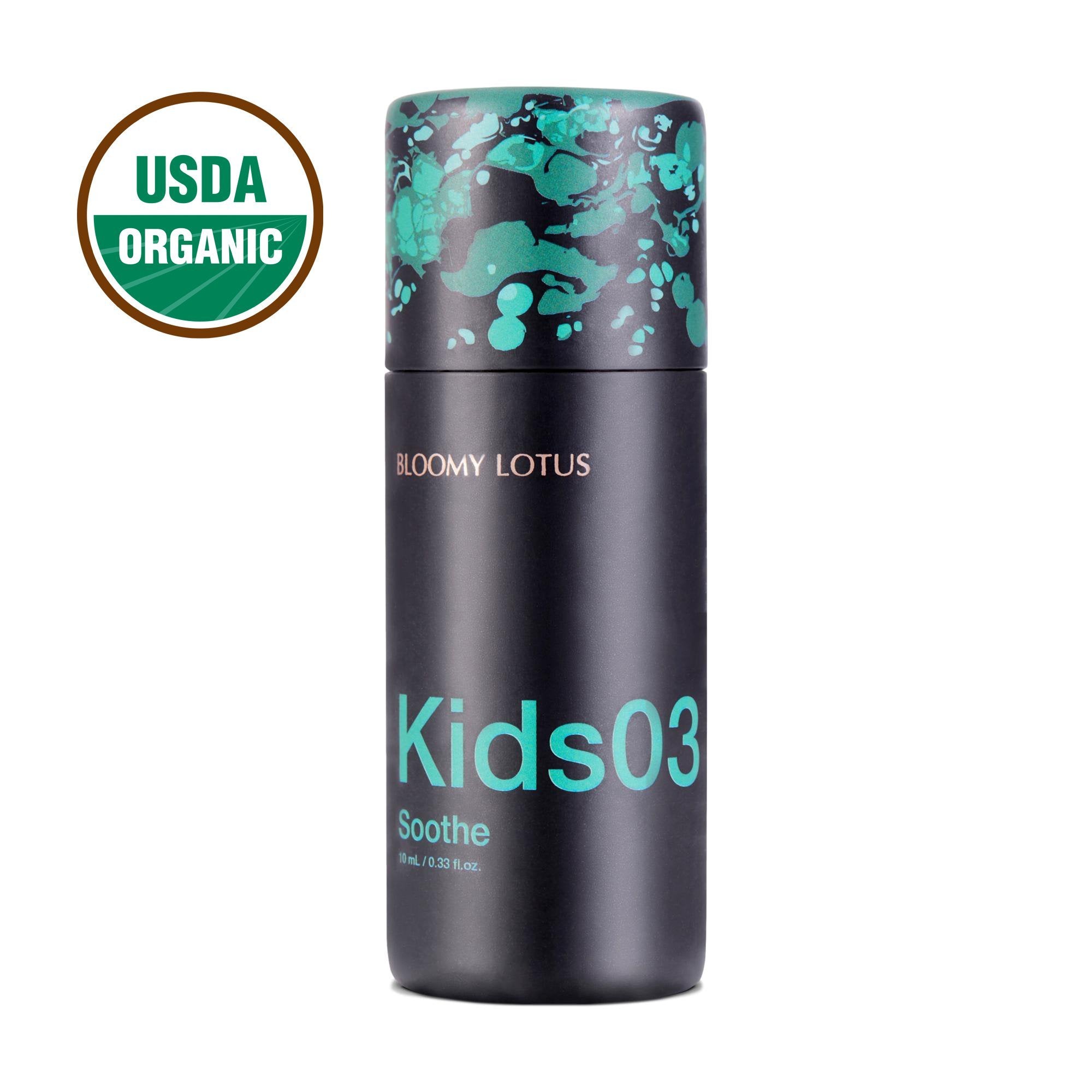 Bloomy Lotus Kids03 Soothe Organic Essential Oil for Nighttime Relaxation, 10 ml