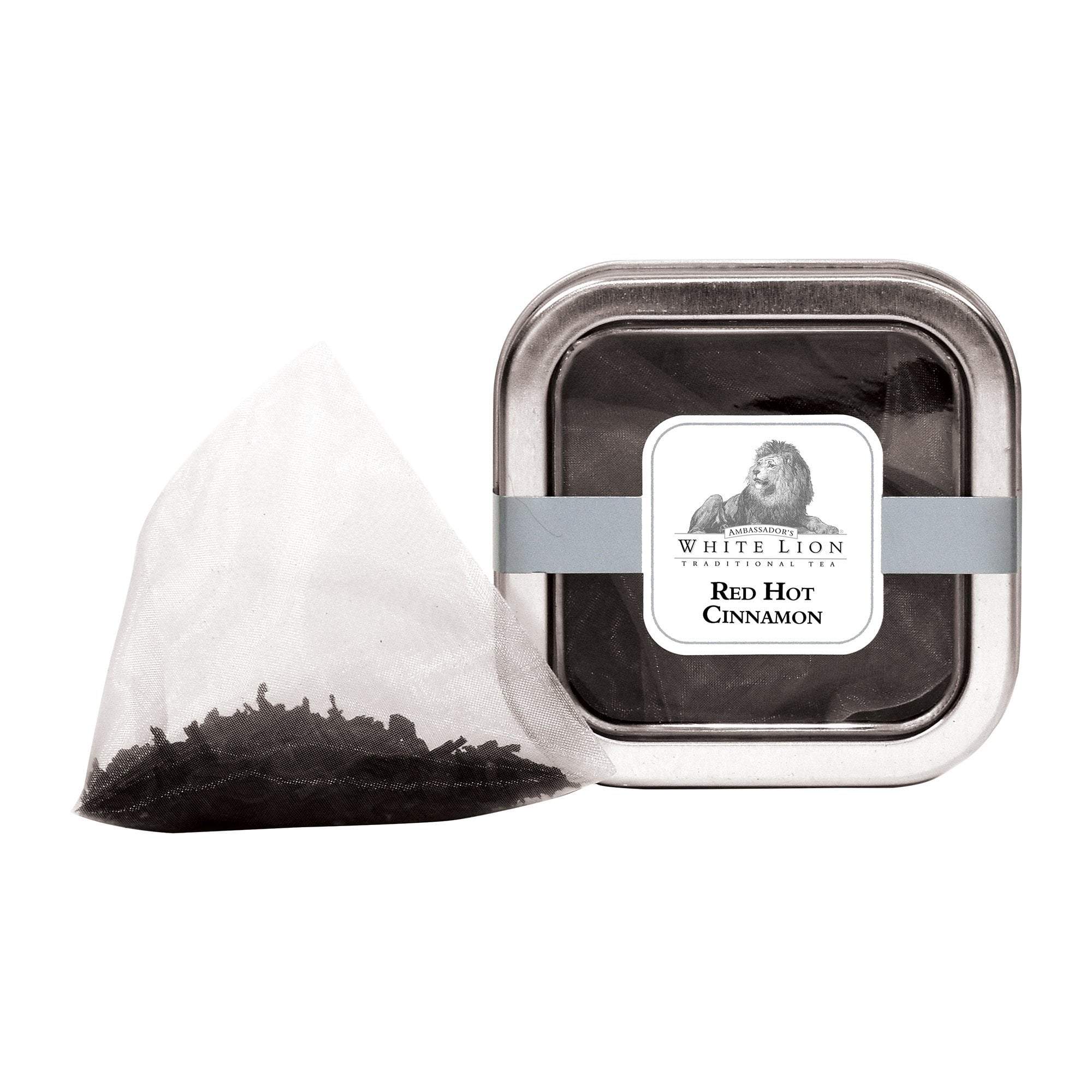 White Lion's Fiery Red Hot Cinnamon Sweet Orange Peel Tea