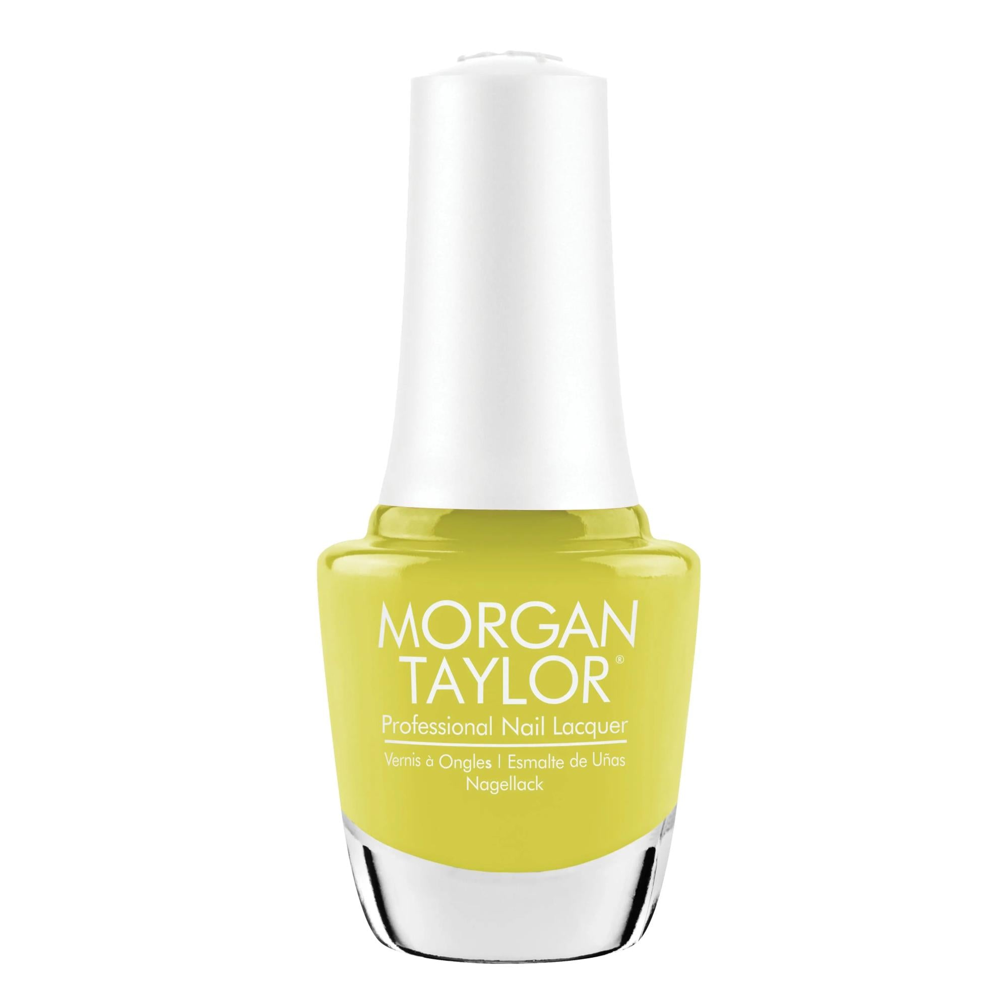 Morgan Taylor 0.5 fl oz Perk Up Buttercup Lemon Lime Crème Lacquer