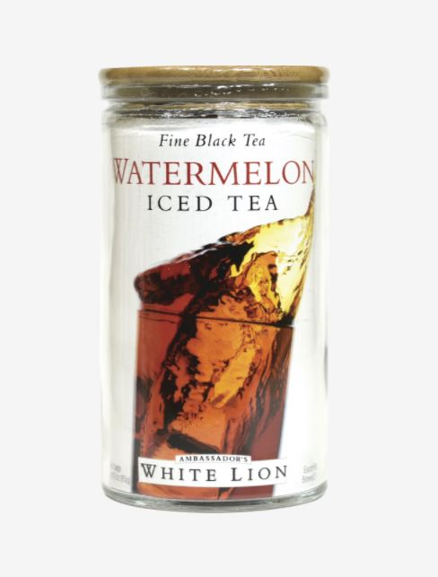 6-Pack of 0.5 oz Glass Jar White Lion Iced Tea Bags