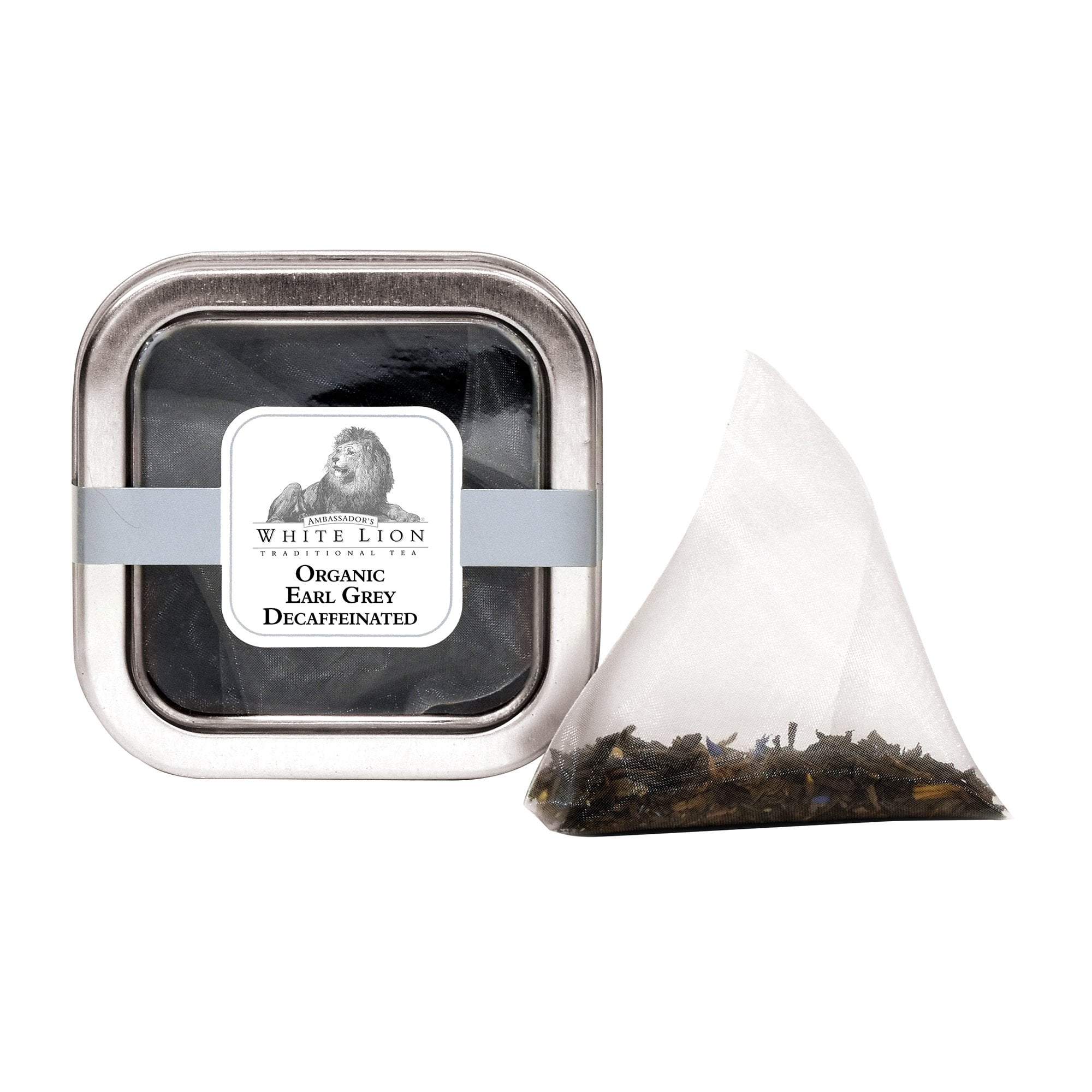 Organic Decaf White Lion Earl Grey Green Tea