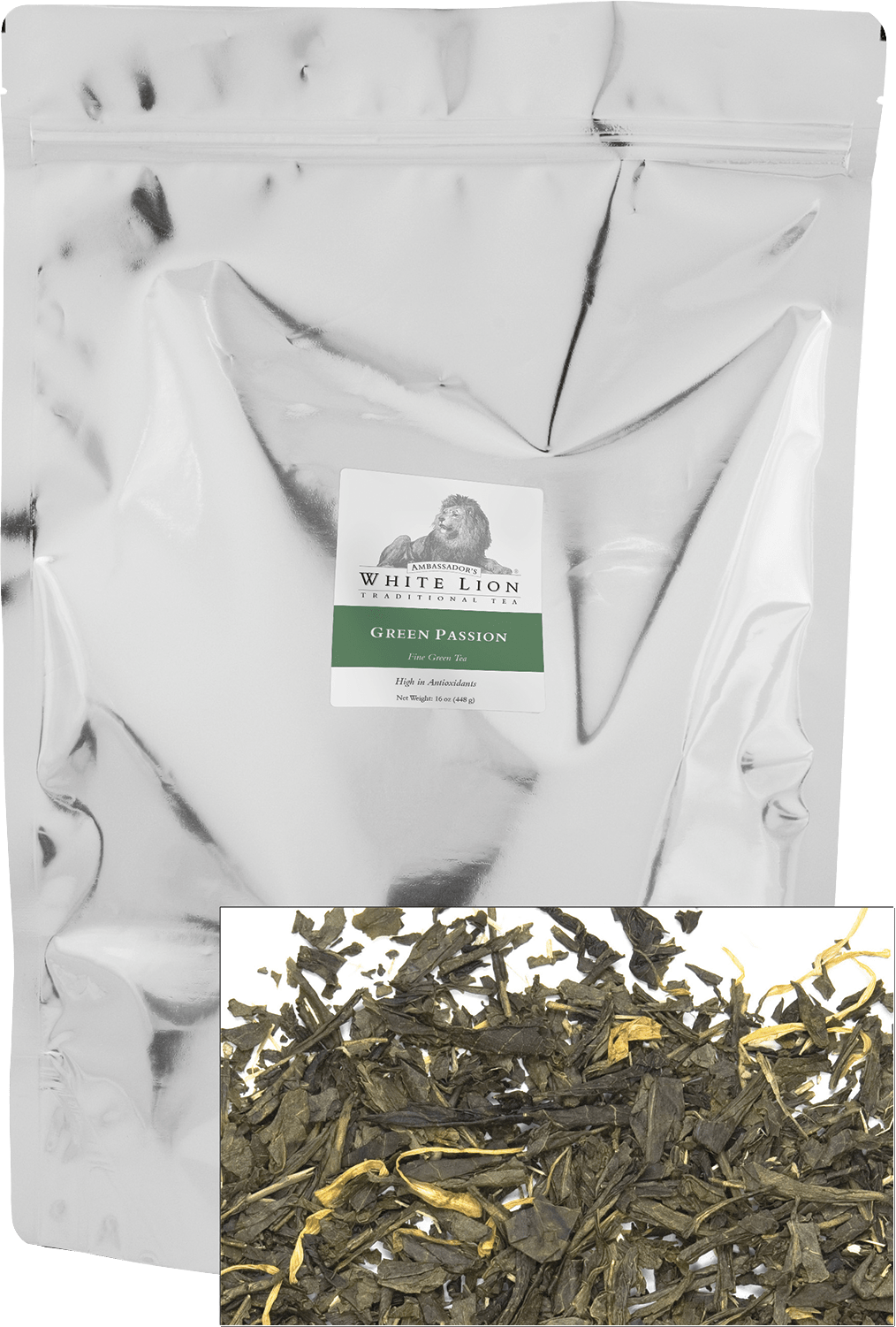 White Lion Premium Green Passion Floral Tea Blend