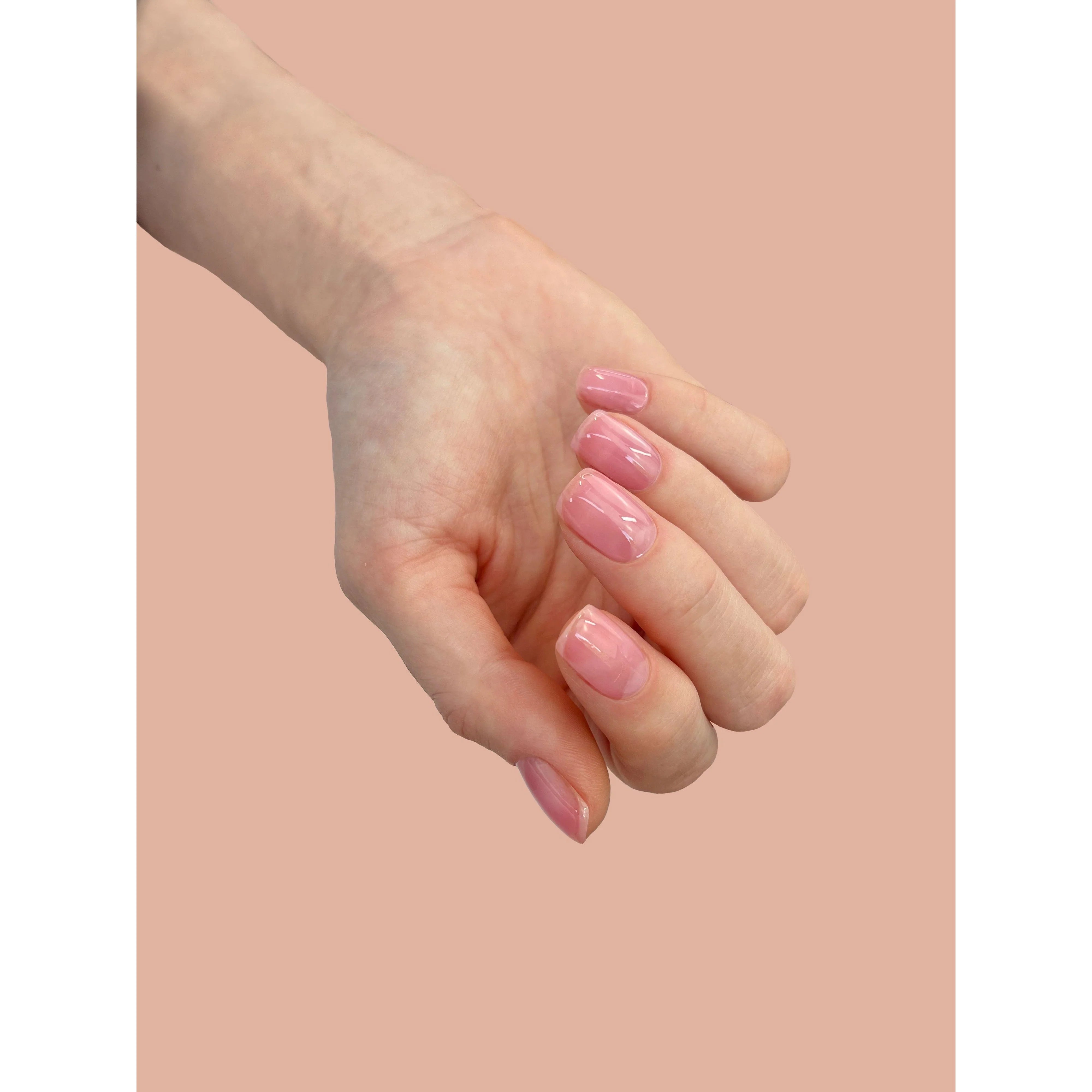 CND Plexigel Builder Clearly Pink Gel Nail Enhancement, 0.5 fl oz