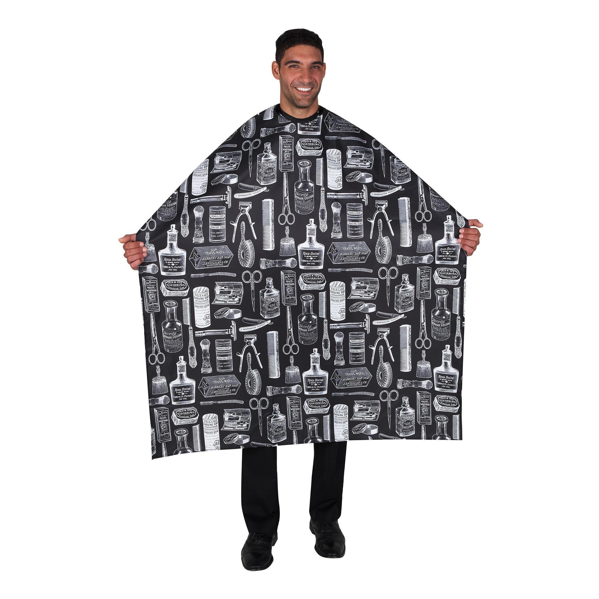 Betty Dain Classic Water-Resistant Lightweight Polyester Barber Cape